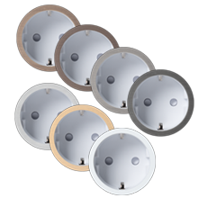 Rond 2.0 Socket F - trimless - white cup