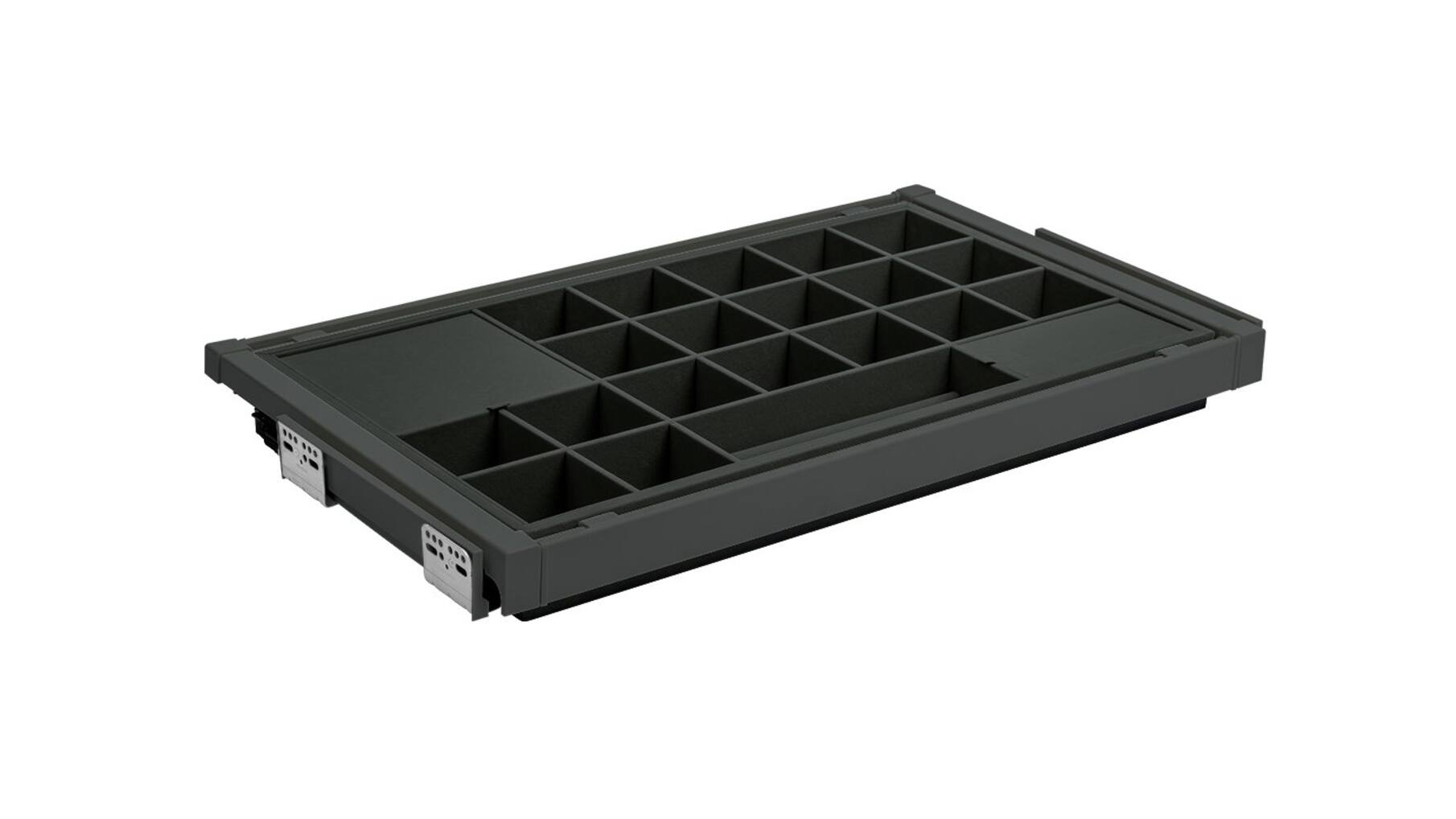Lade met vakken, 900 mmSOFT-CLOSE, antraciet