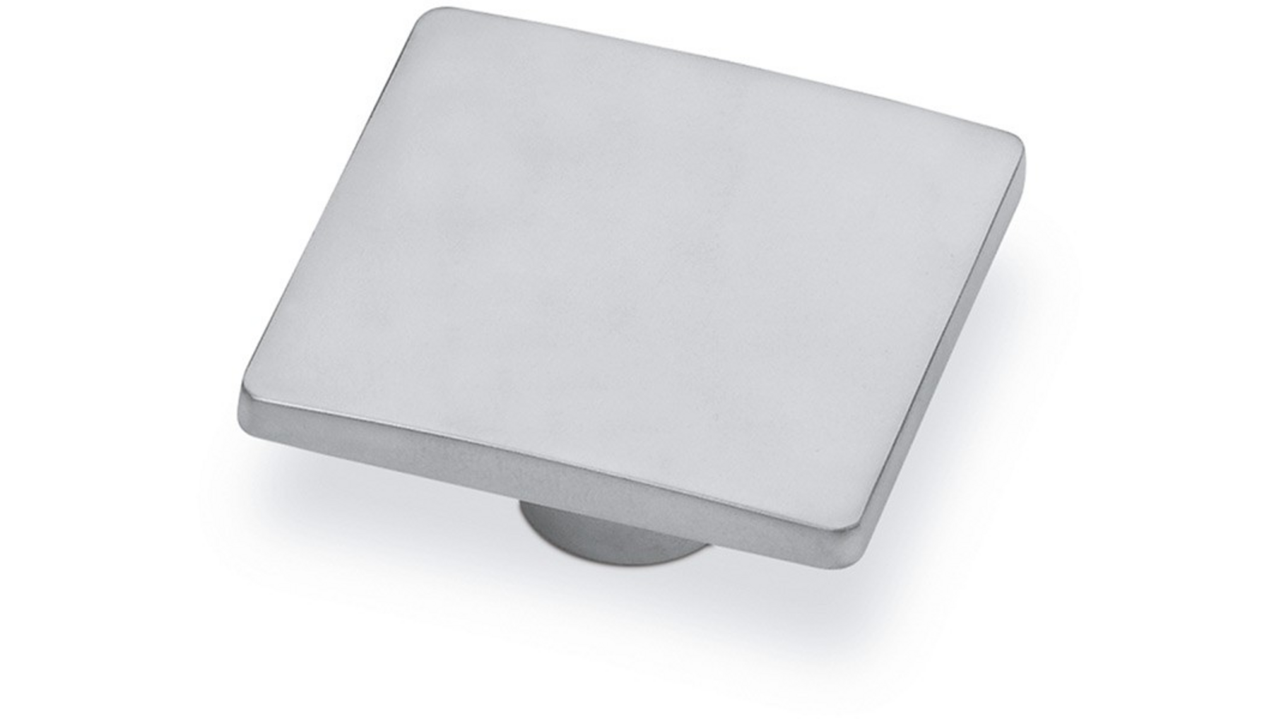Knop WAVE mat aluminium 50x50mm