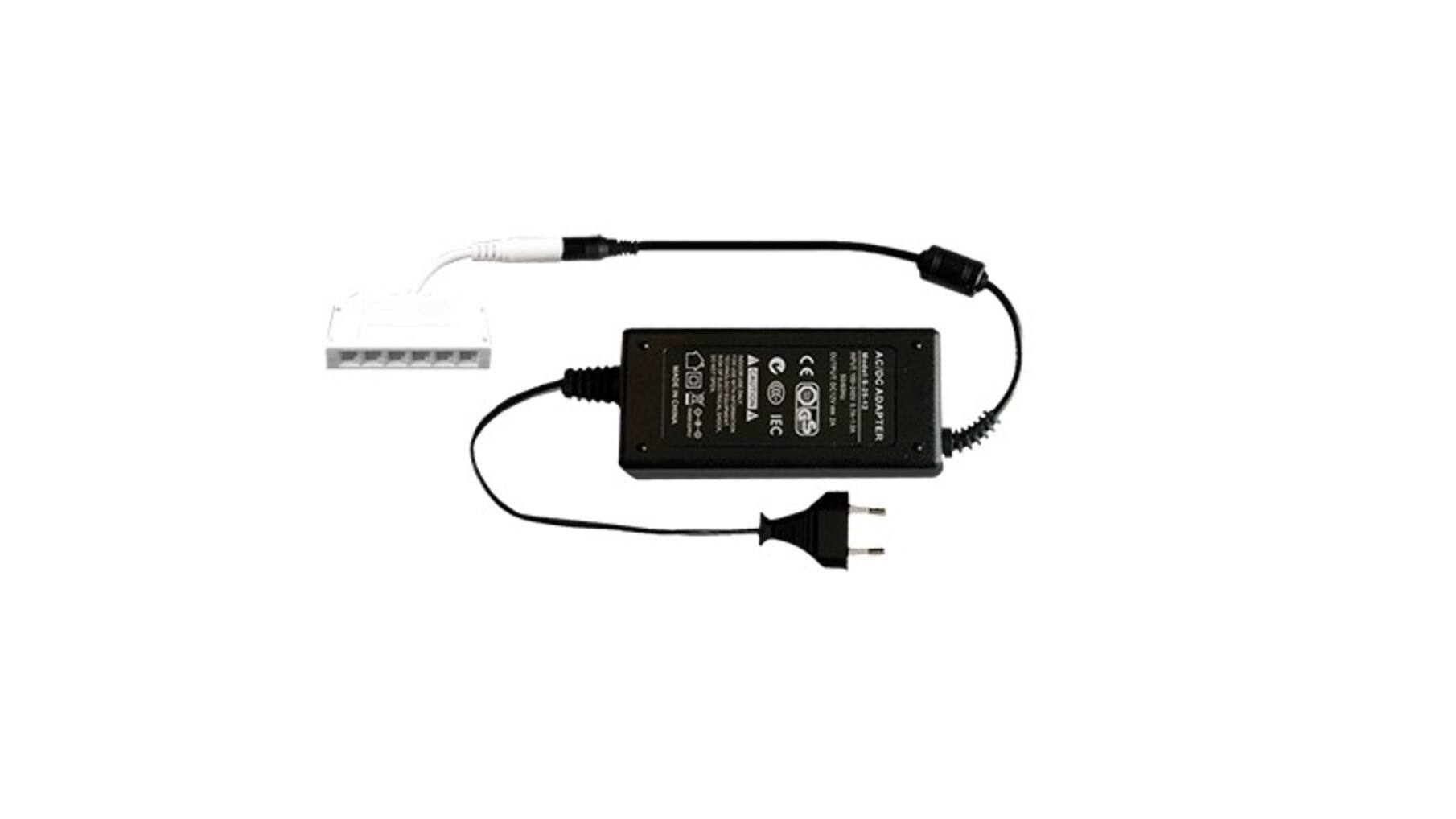 Driver 24V/36W met jackplug + 6 voudig Micro24 verdeler