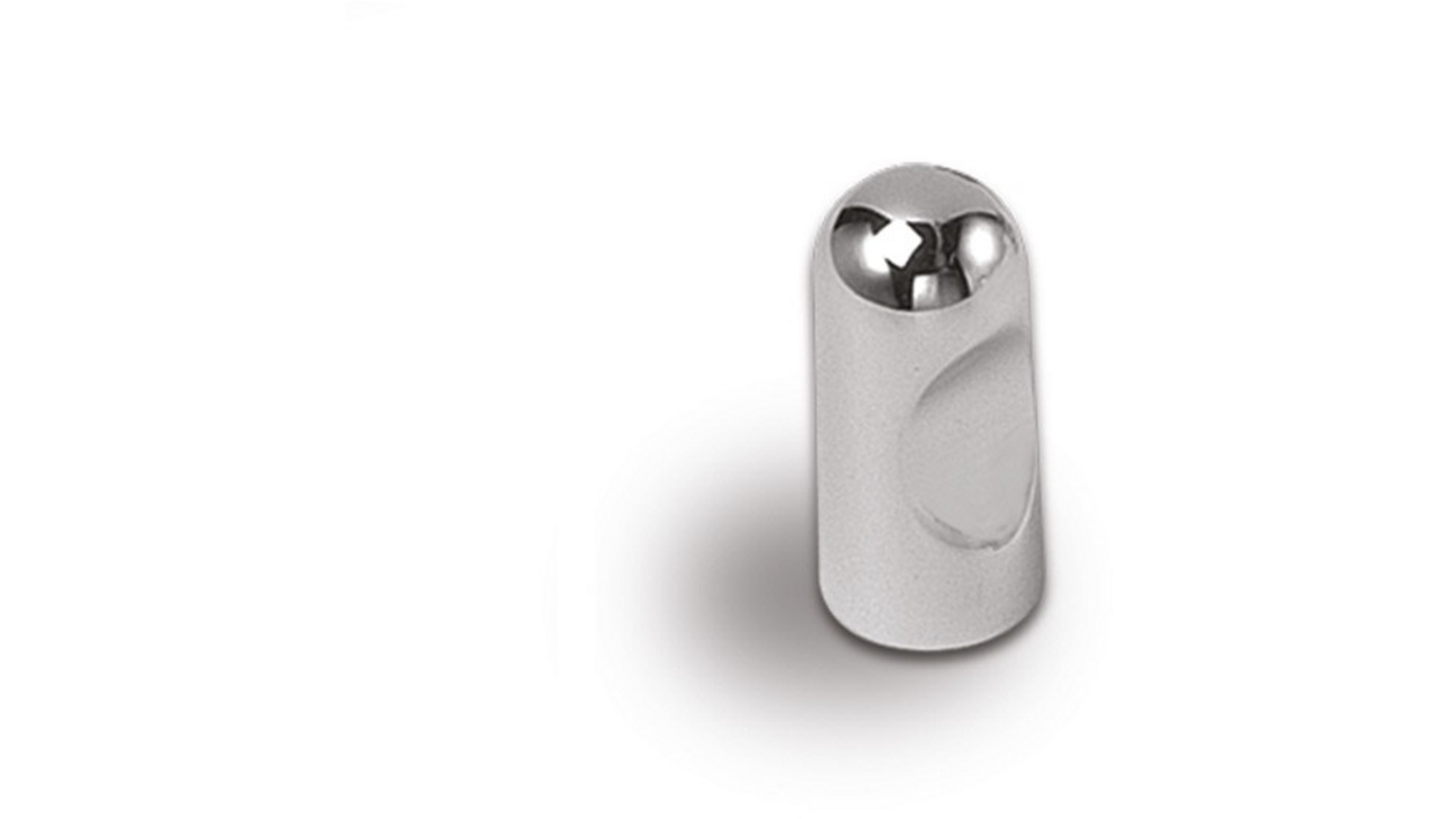 Knop METAL 801 glans chroom diameter 12mm