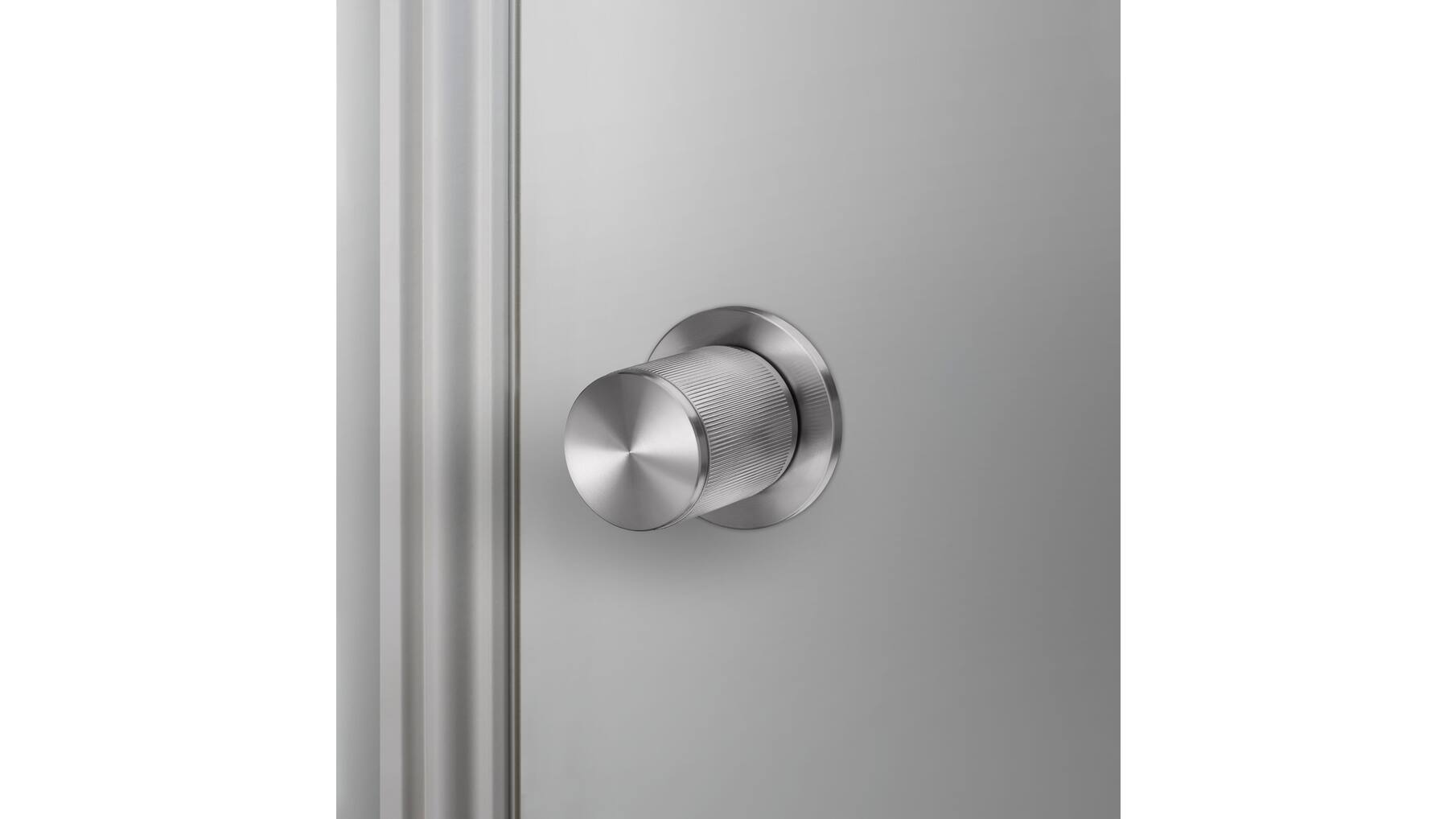 Door Knob Set/Linear/Steel