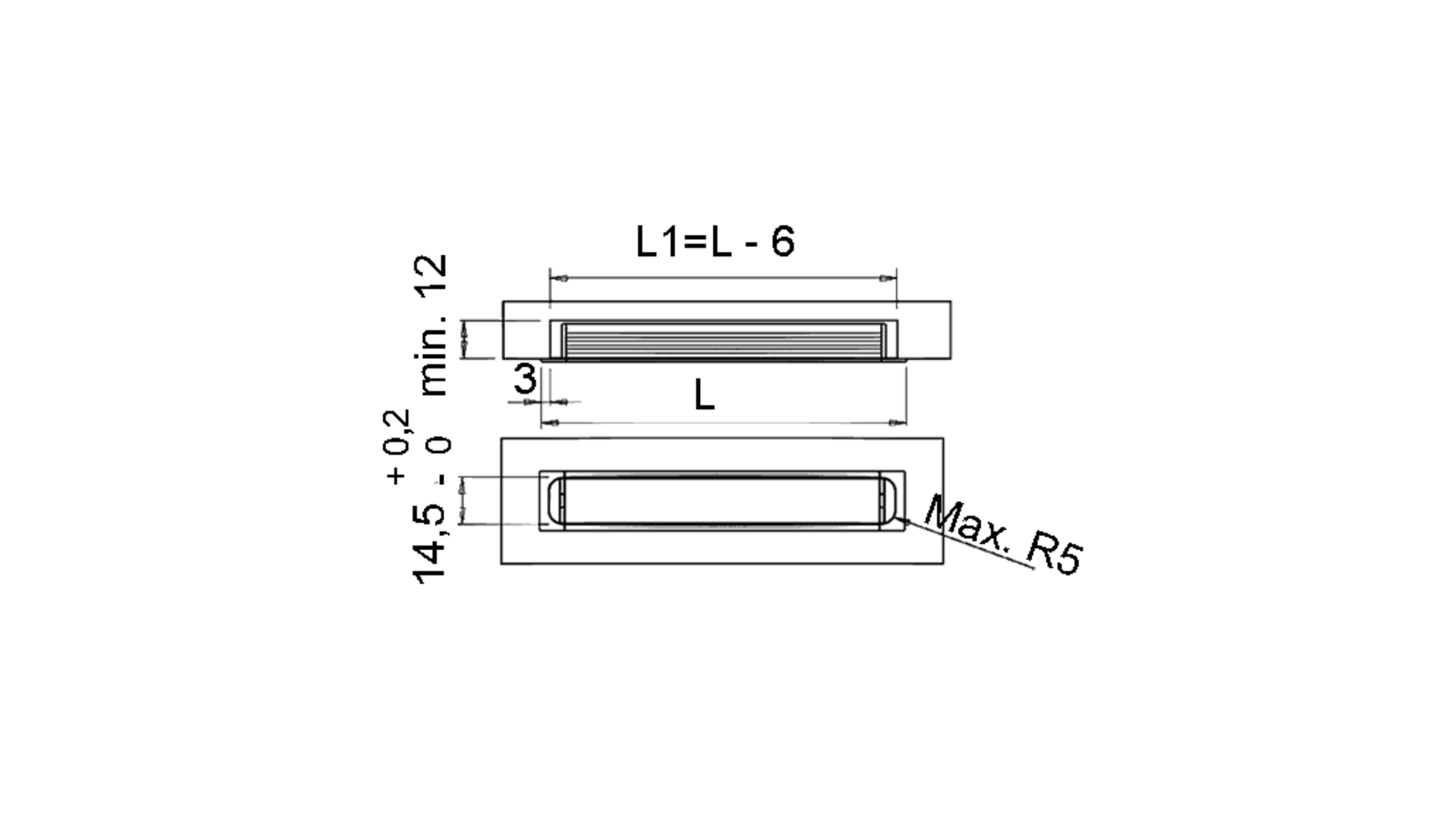 Diva TLD aluminium 24V Lengte: