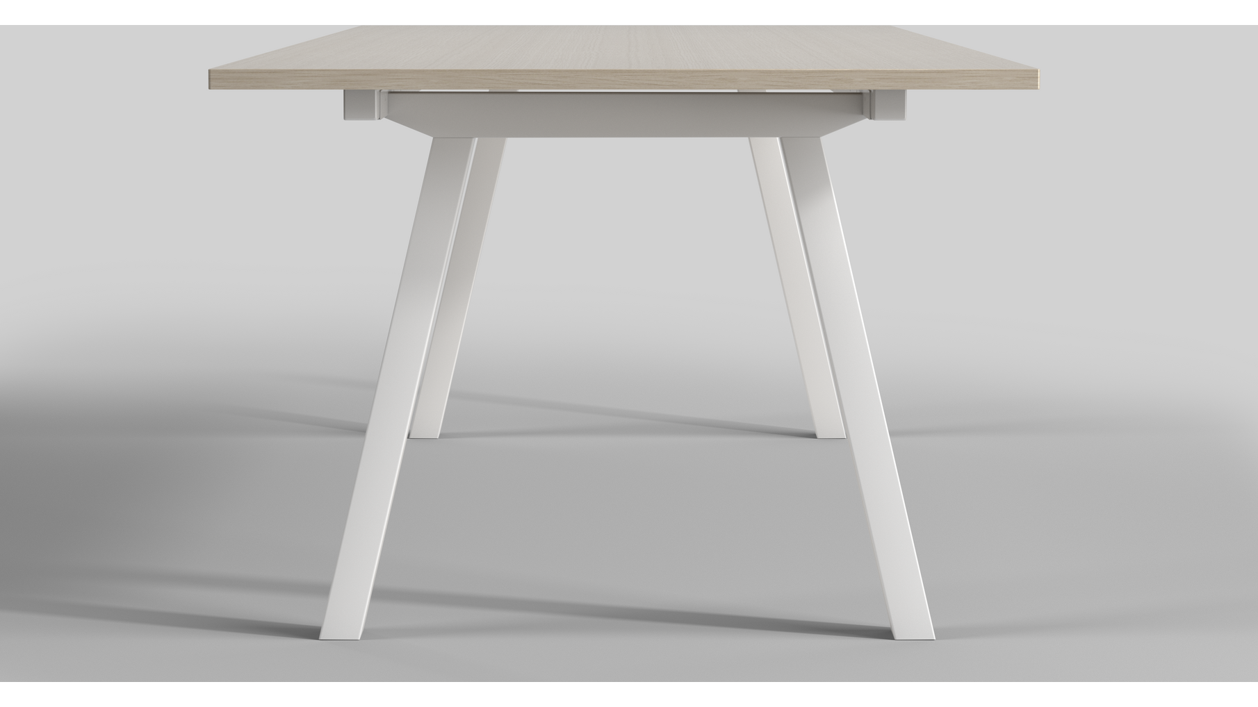 De Meet vergader tafel voor een blad van 1600mm lang,