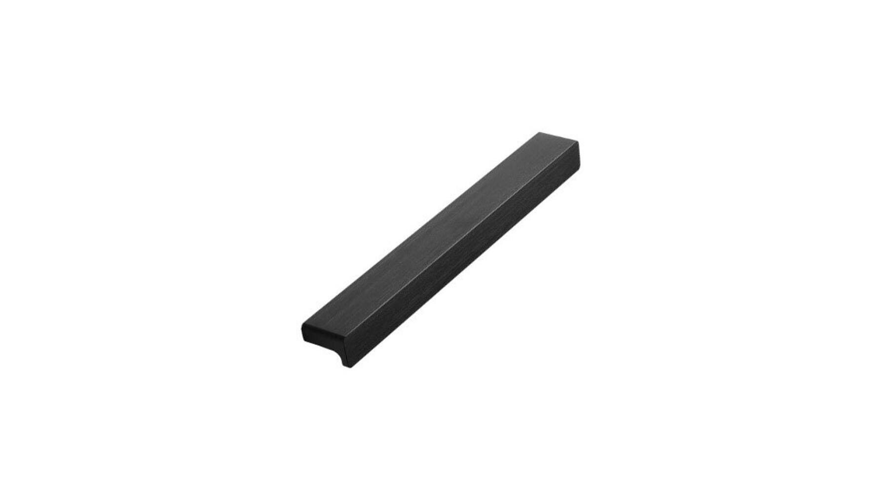 Greep Elan 20x160/544x600mm Mat zwart geborsteld