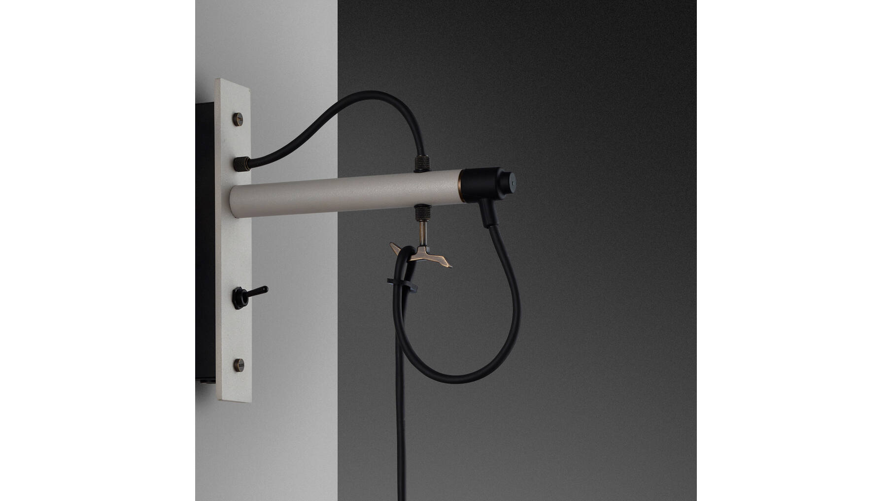 Hooked Wall Small Stone/Smoked Bronze