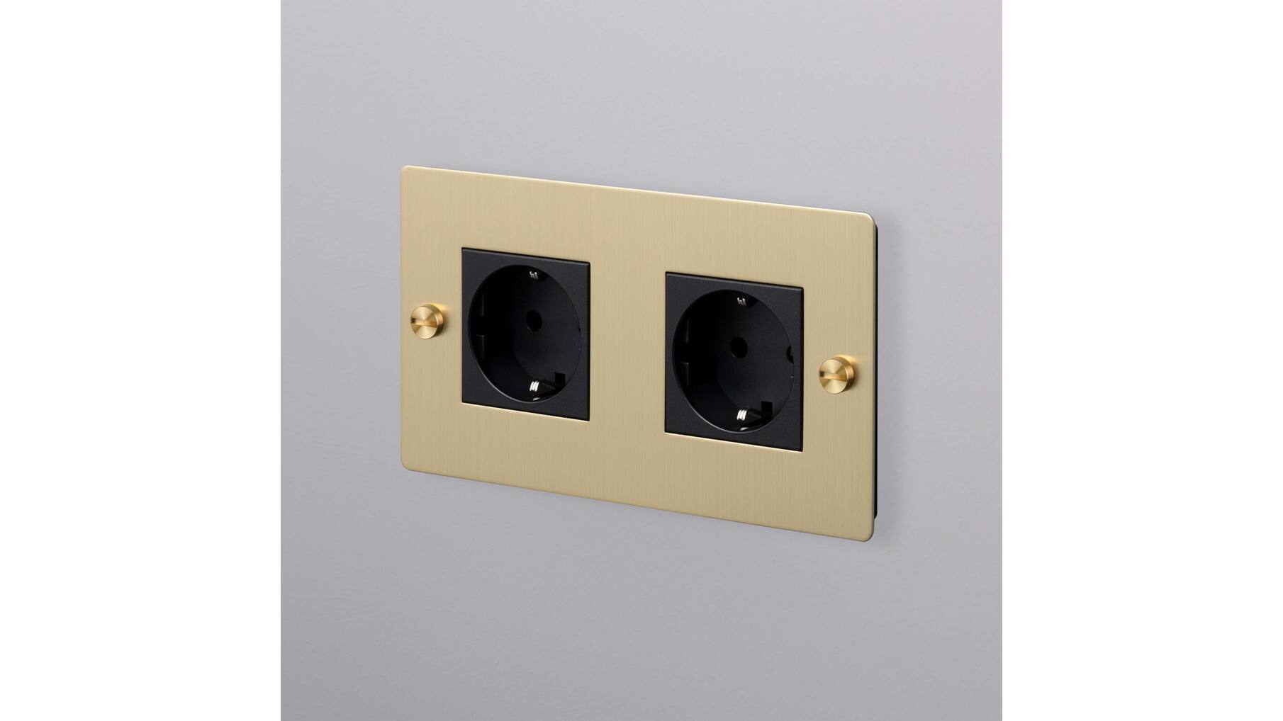 EU 2G Socket/Schuko Type F/Brass