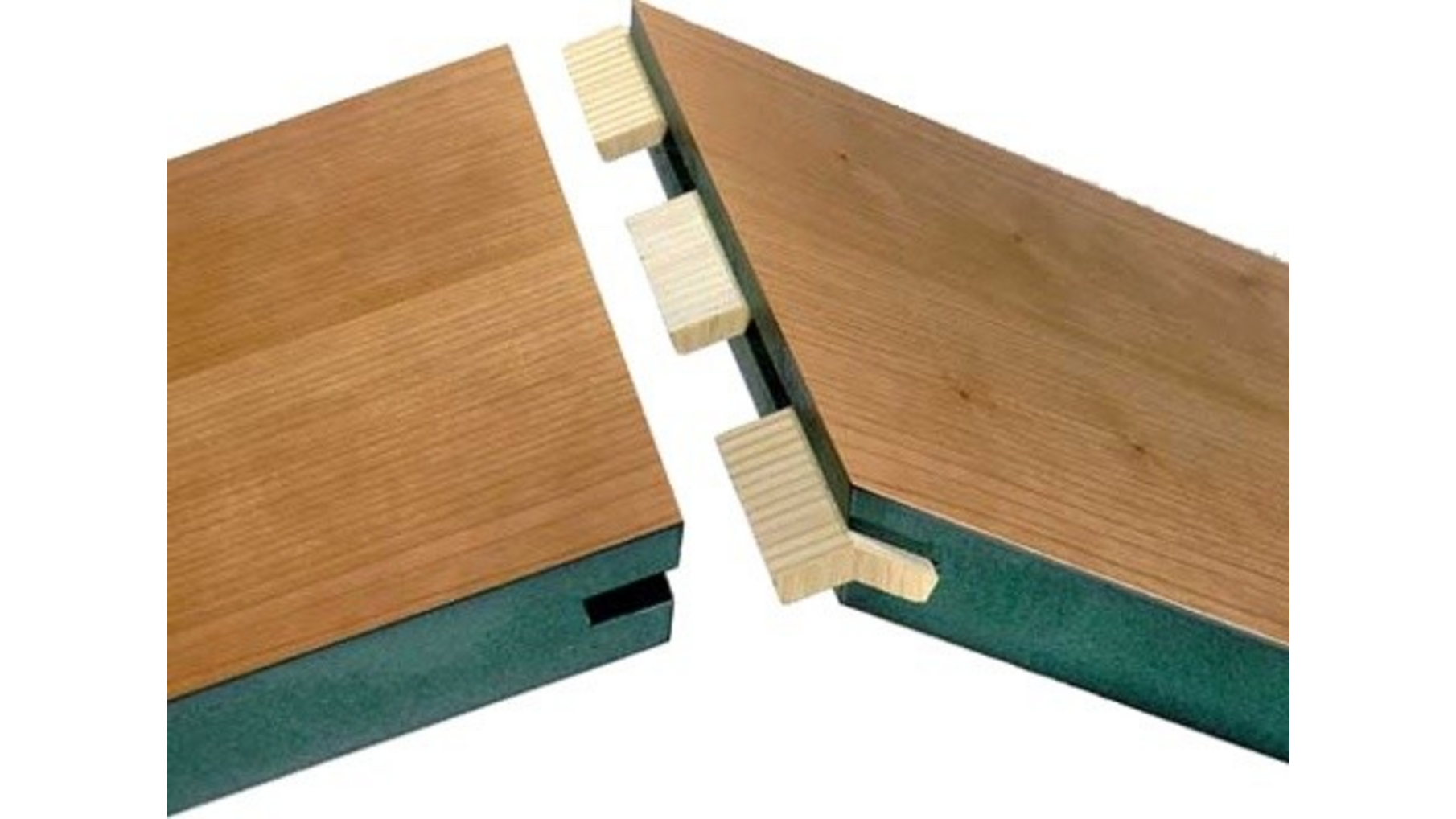 Houten verbindingshoek 6x16mm 6mm dik, per doos 200 stuks