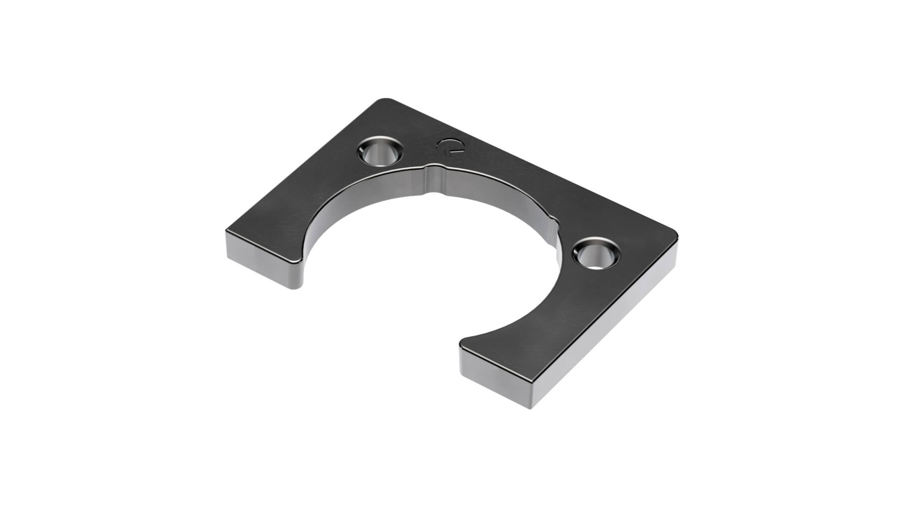 Kimana afstandsplaatje zwart 4mm, VE= 500