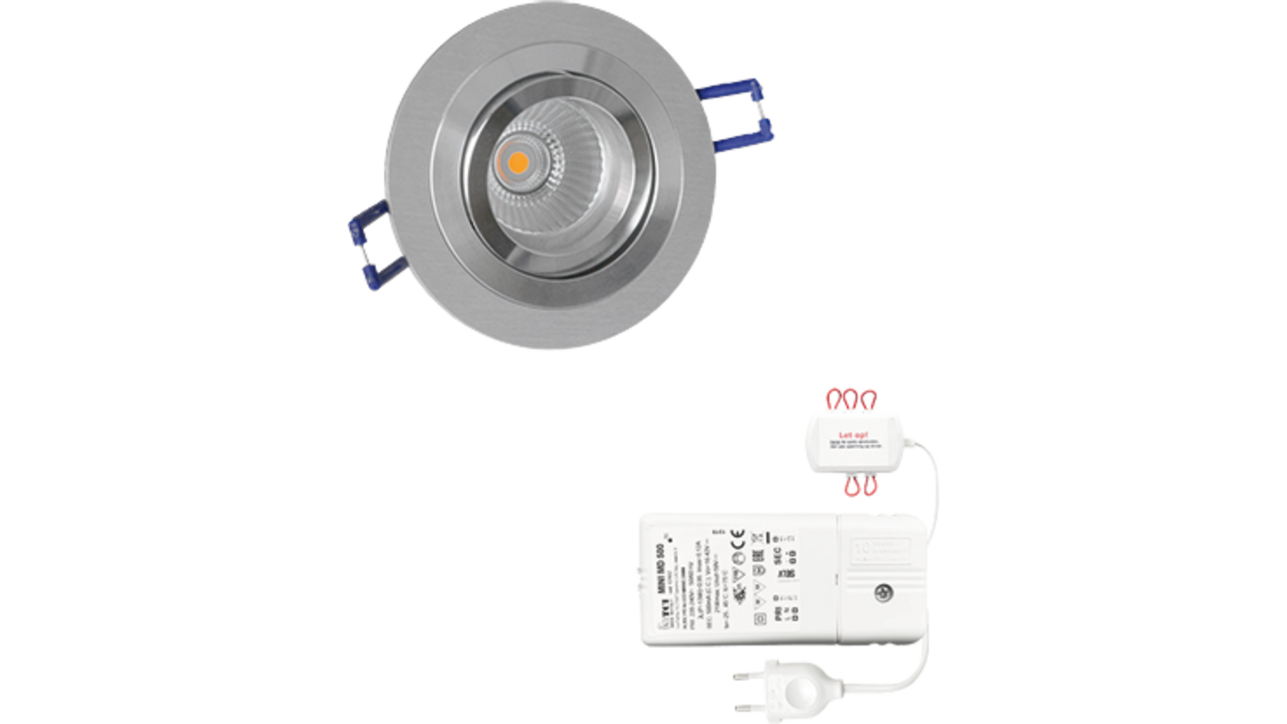 3x Smooth rond Alu DTW 3000K-2200K + 3x verl + driver