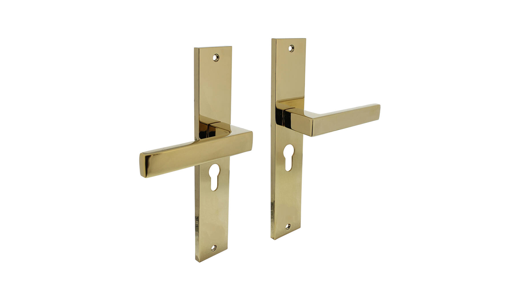 Deurkruk Hera op schild 245x45 mm PCgat 55mm