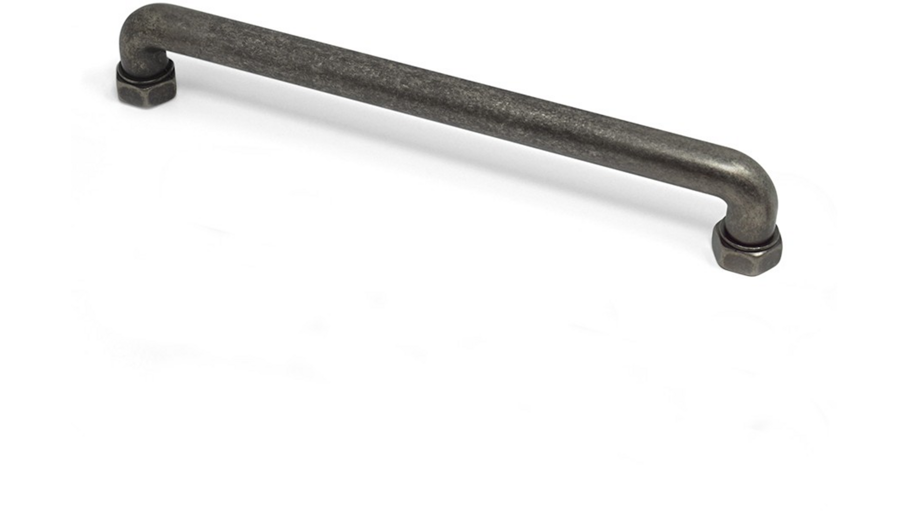 Greep TUBE oud tin 212x14x34mm, hartmaat 192mm