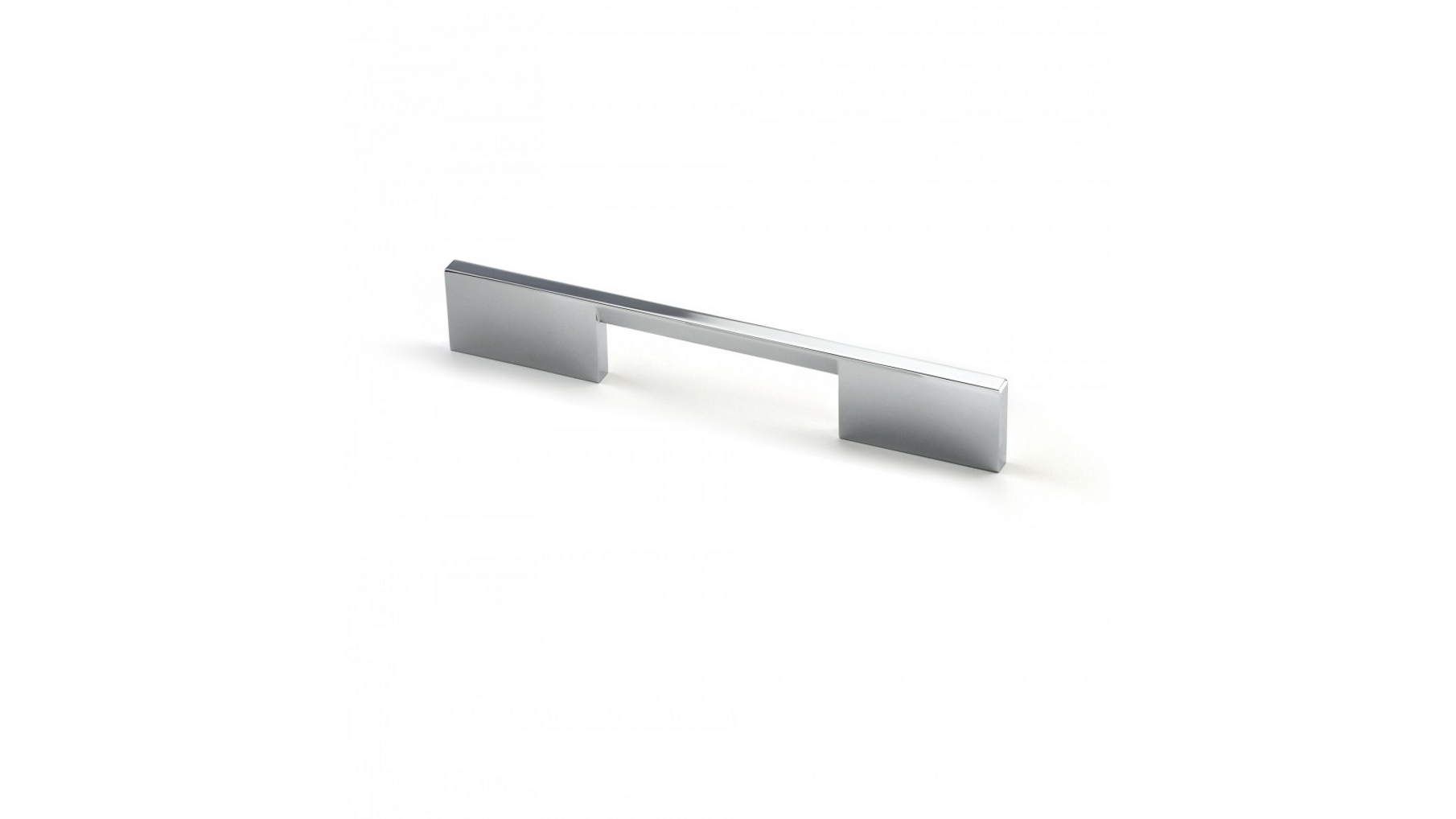 Greep I-SPAZIO glans chroom 200x8x32mm, hartmaat 128mm