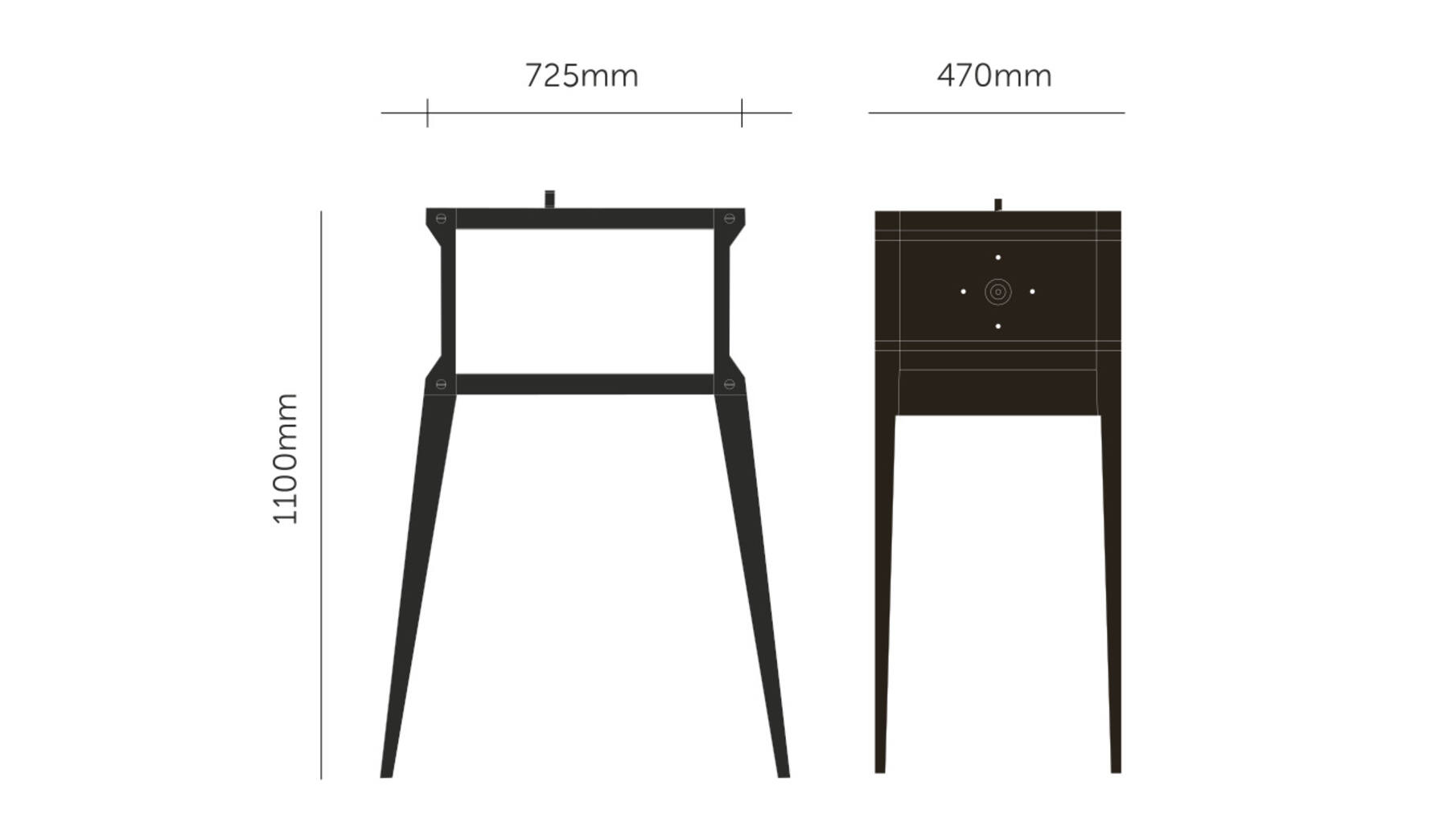 The Popstar Bar/Black Oak/Black Marble/Grey Berry Silk