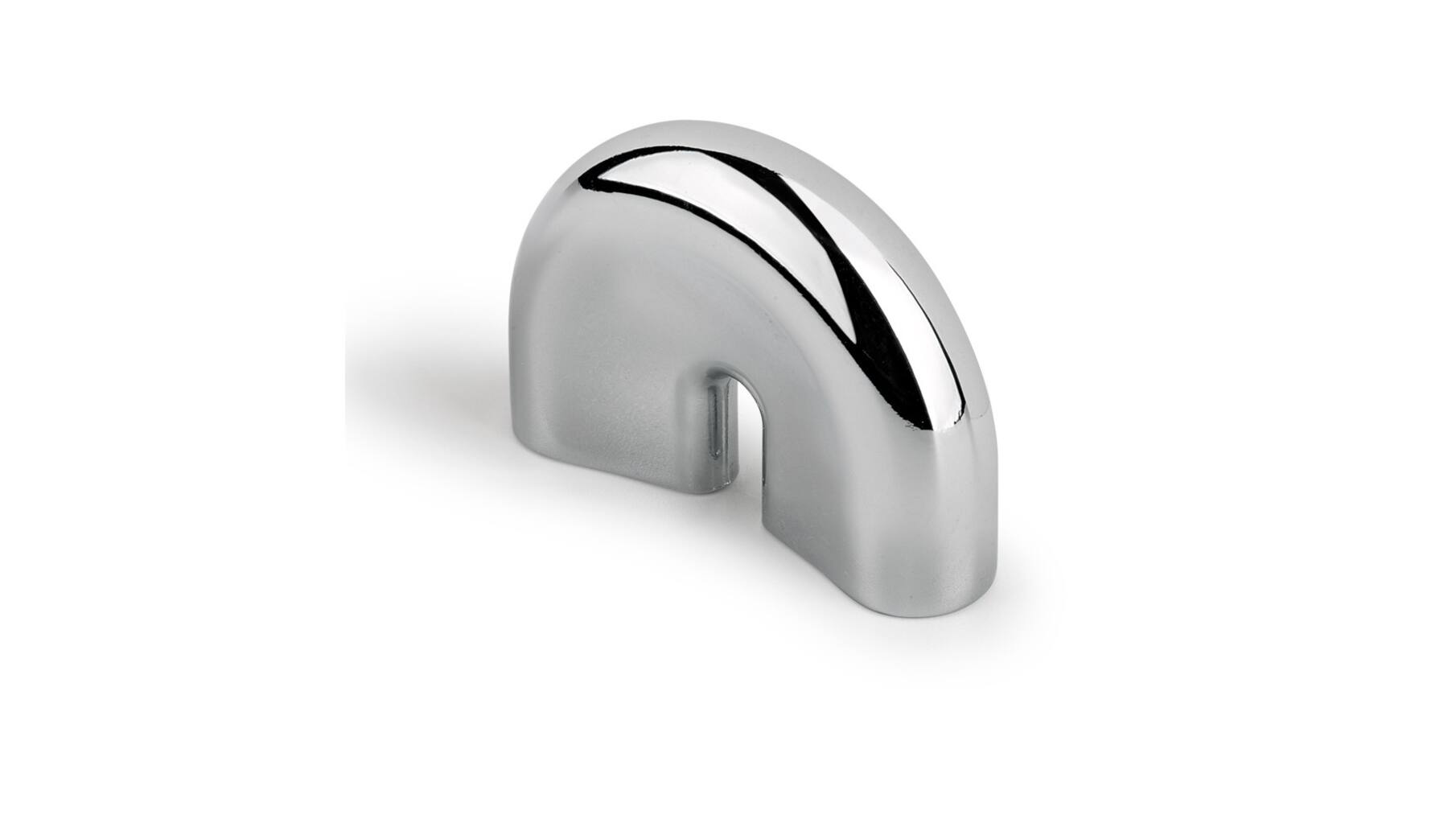 Knop CIRCLE glans chroom 40x11x28mm, hartmaat 32mm