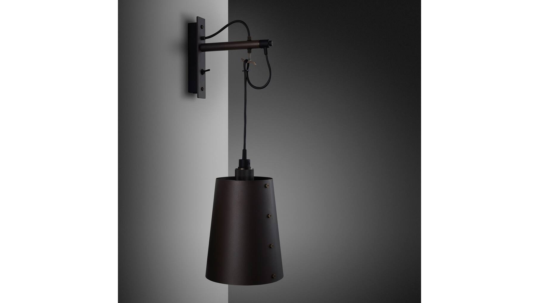 Hooked Wall Large Graphite/Smoked Bronze