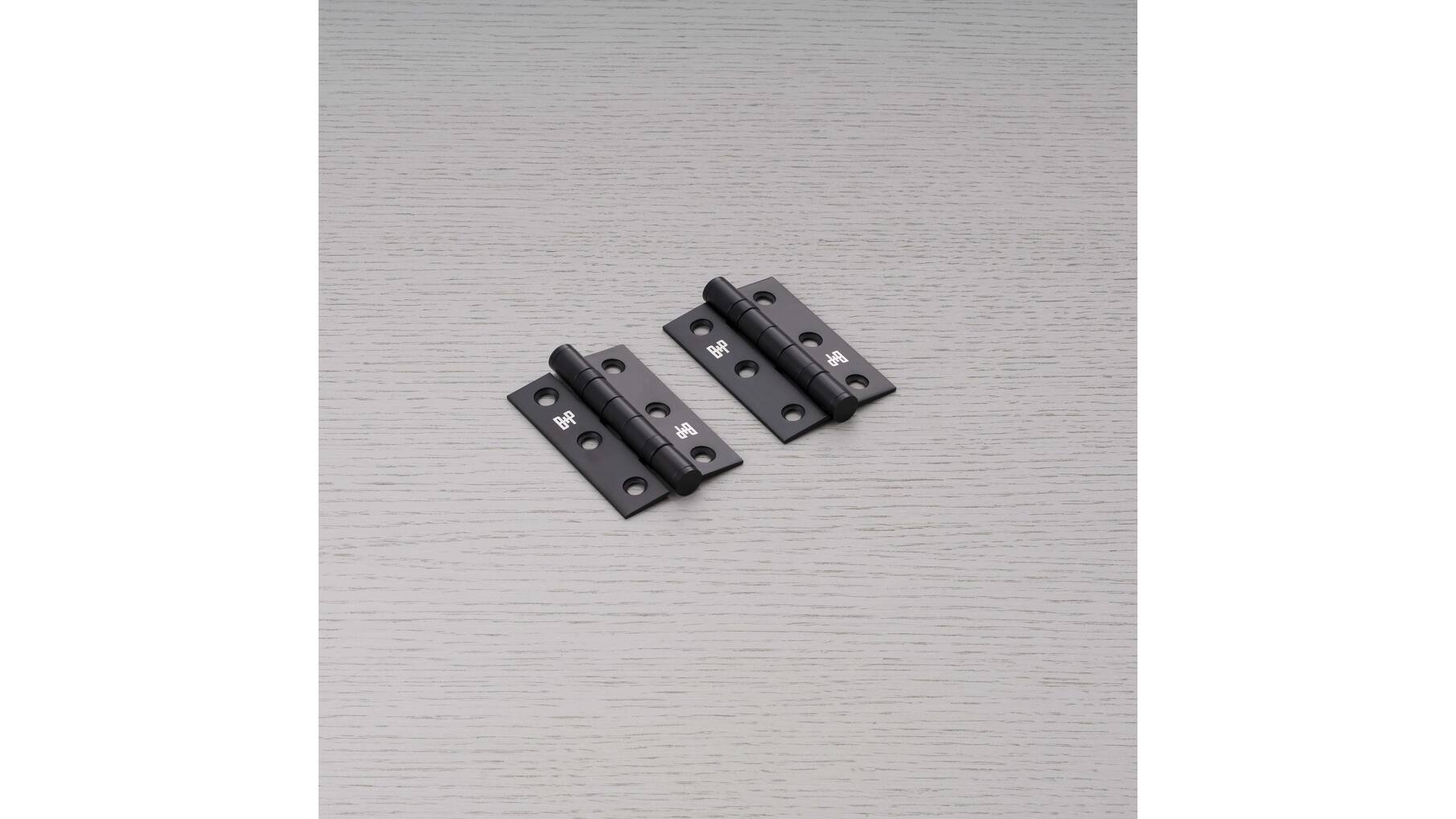 Hinge/76 X 51 X 2 Mm (3 X 2 Inch)/Set Of 2/Welders Bla