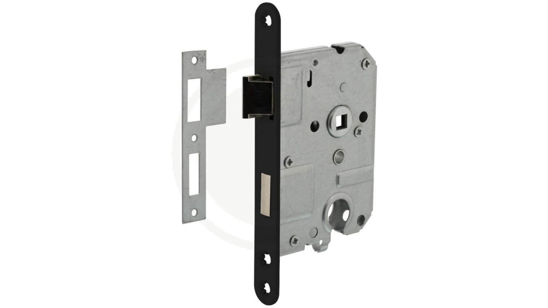 Woningbouw cilinder dag- en nachtslot 55 mm zwart