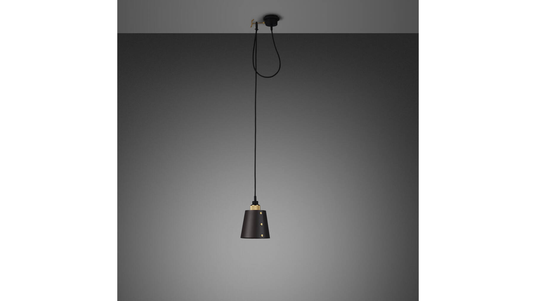 Hooked 1.0 Small Graphite/Brass - 2M