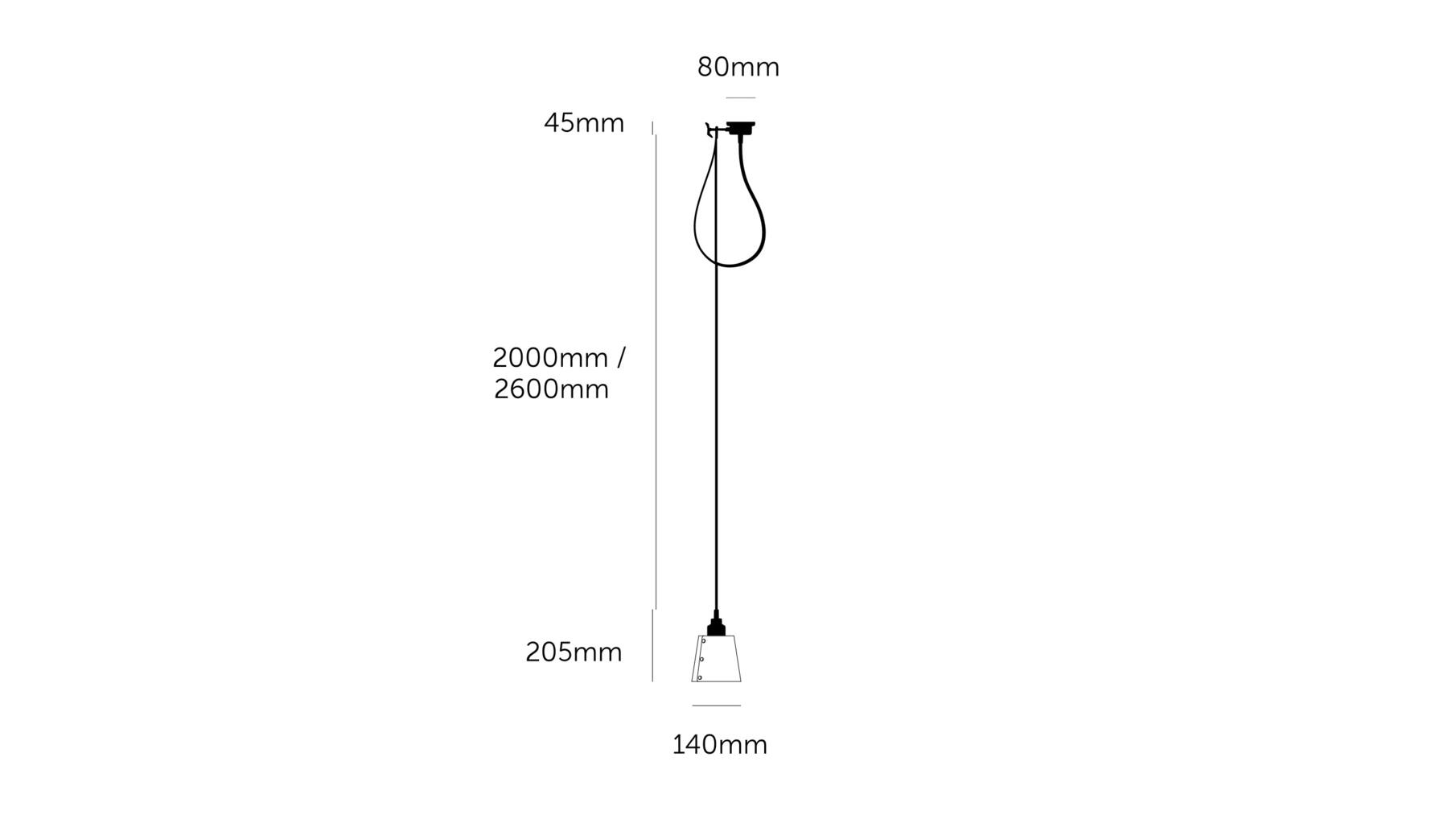 Hooked 1.0 Small Graphite/Brass - 2M