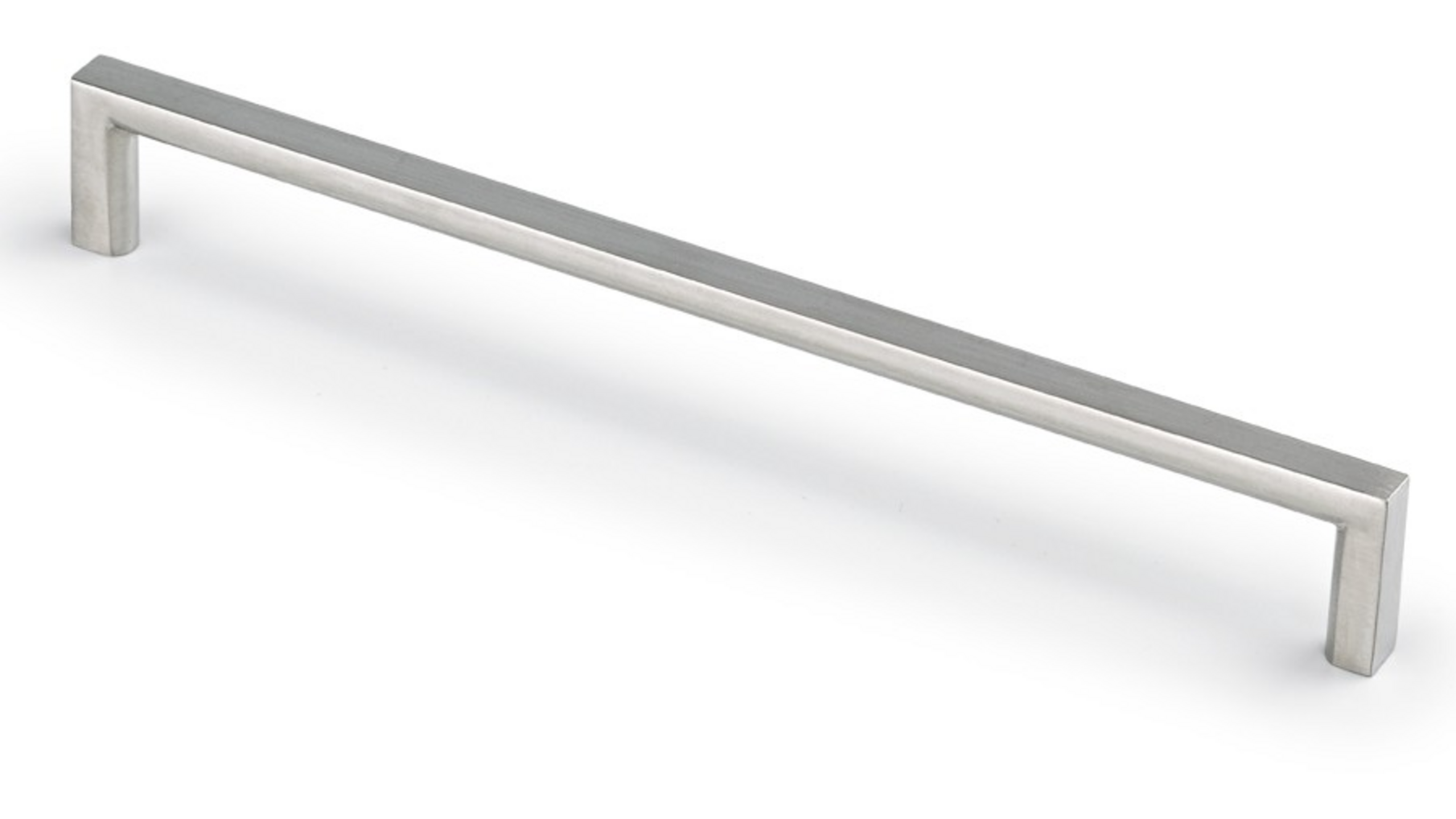 Greep BASIC geb. nikkel 136x8x28mm, hartmaat 128mm