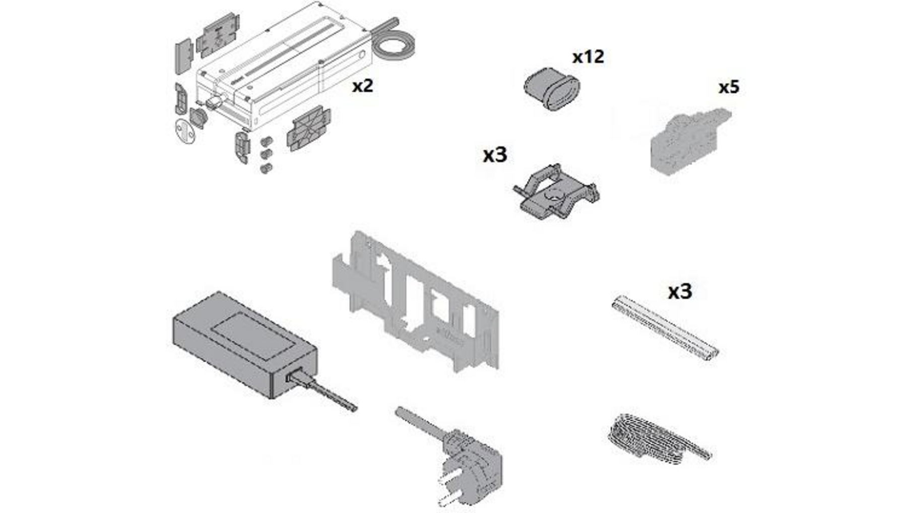 Servo-drive Flex set 2 koelkast of combi groter dan 1700mm