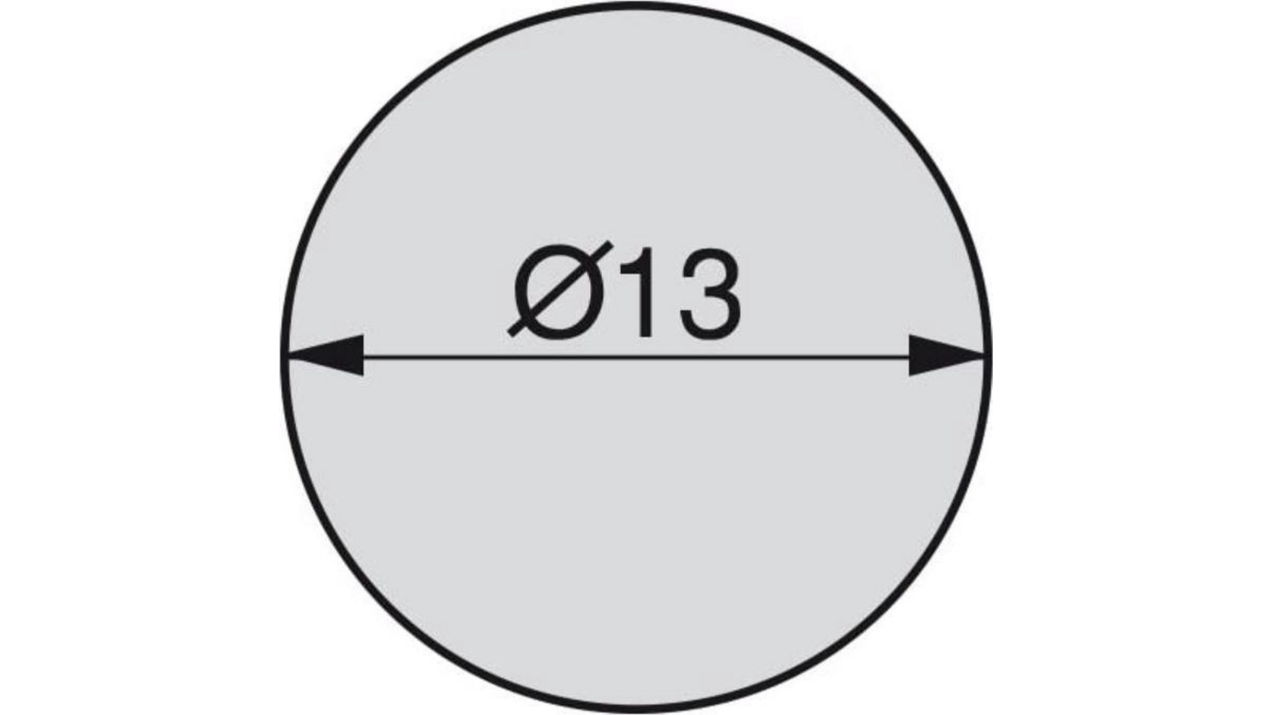 Afdekkap 13mm wit RAL 9016 zelfklevend, 20st per vel