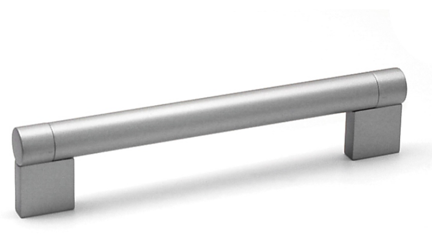 Greep 16x217mm, aluminium mat, hartmaat 192mm