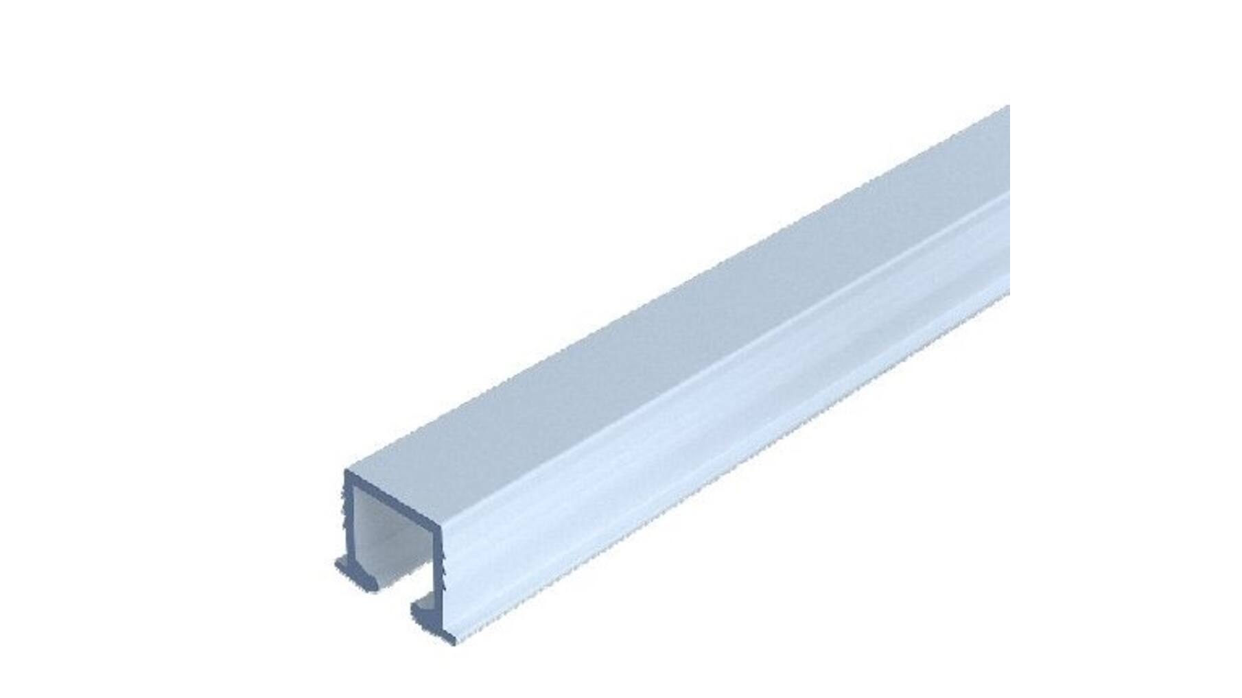 Flagship 5 W loop- en geleiderail lengte 3500mm, aluminium