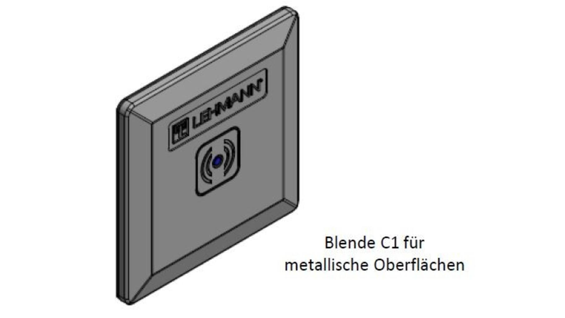 Afdekplaat met lichtindicator voor CAPTURA VE=1