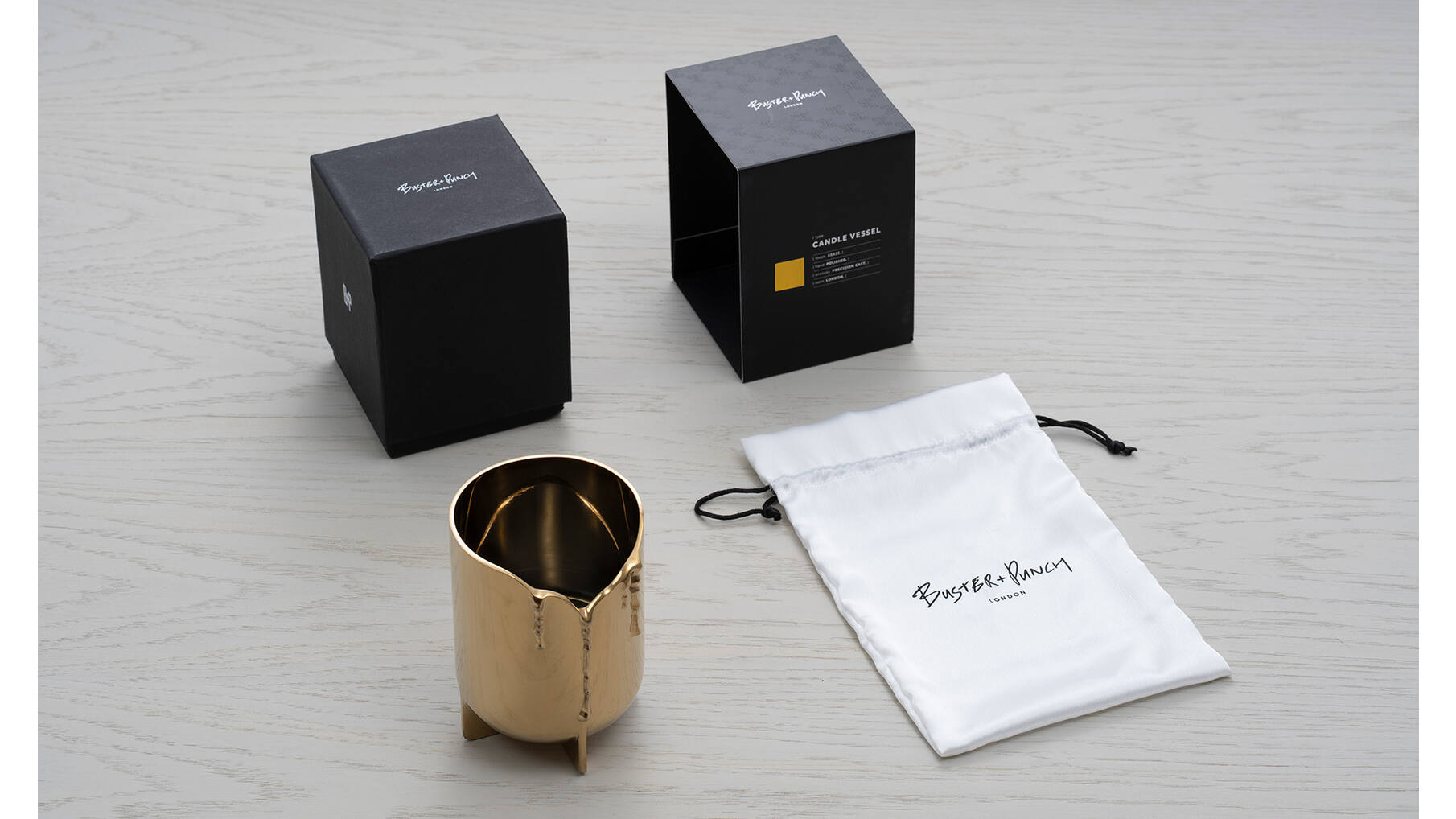 Candle Vessel/Steel