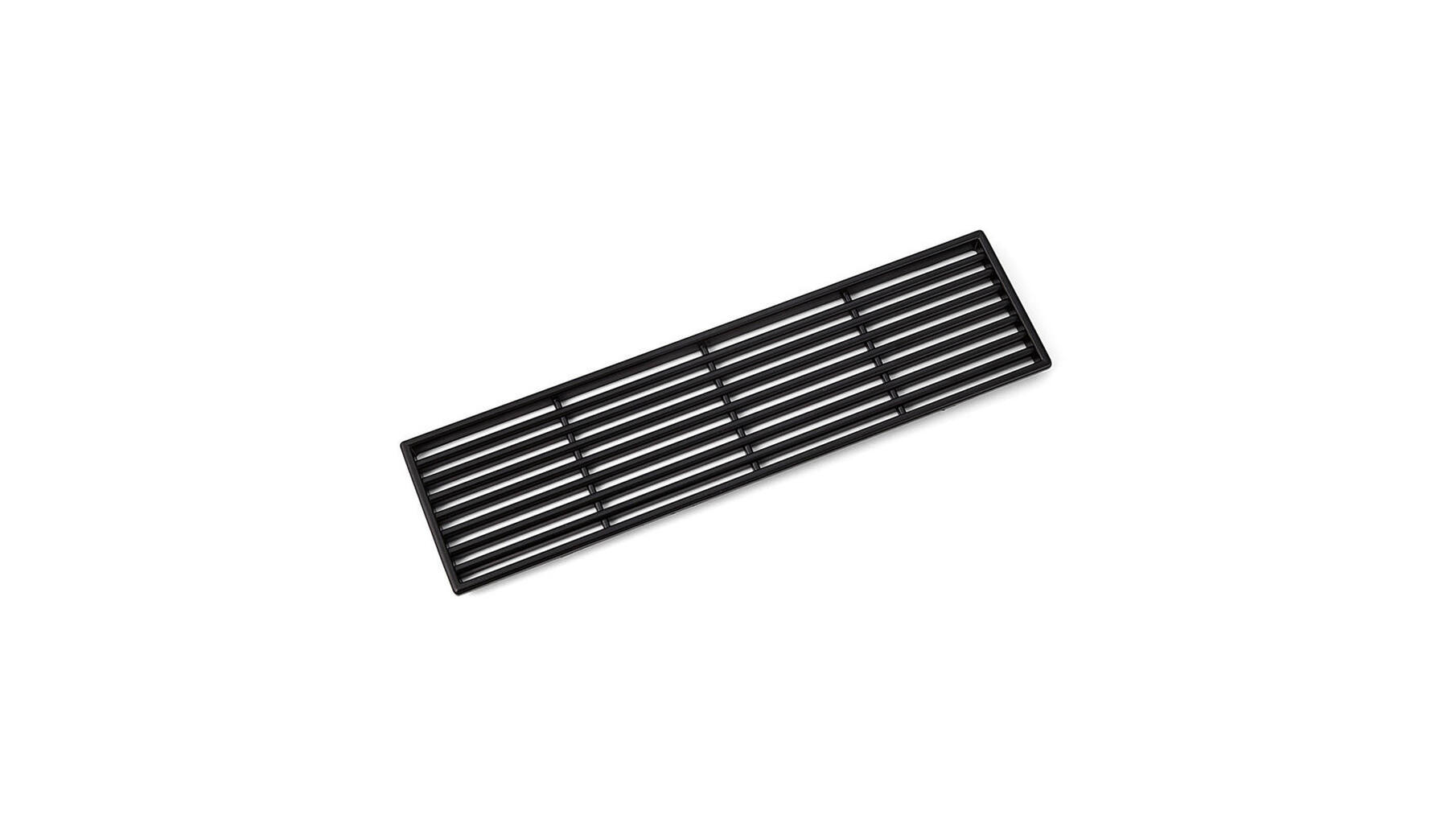 Luchtrooster zwart kunststof 257 x 68mm - 6580mm lucht