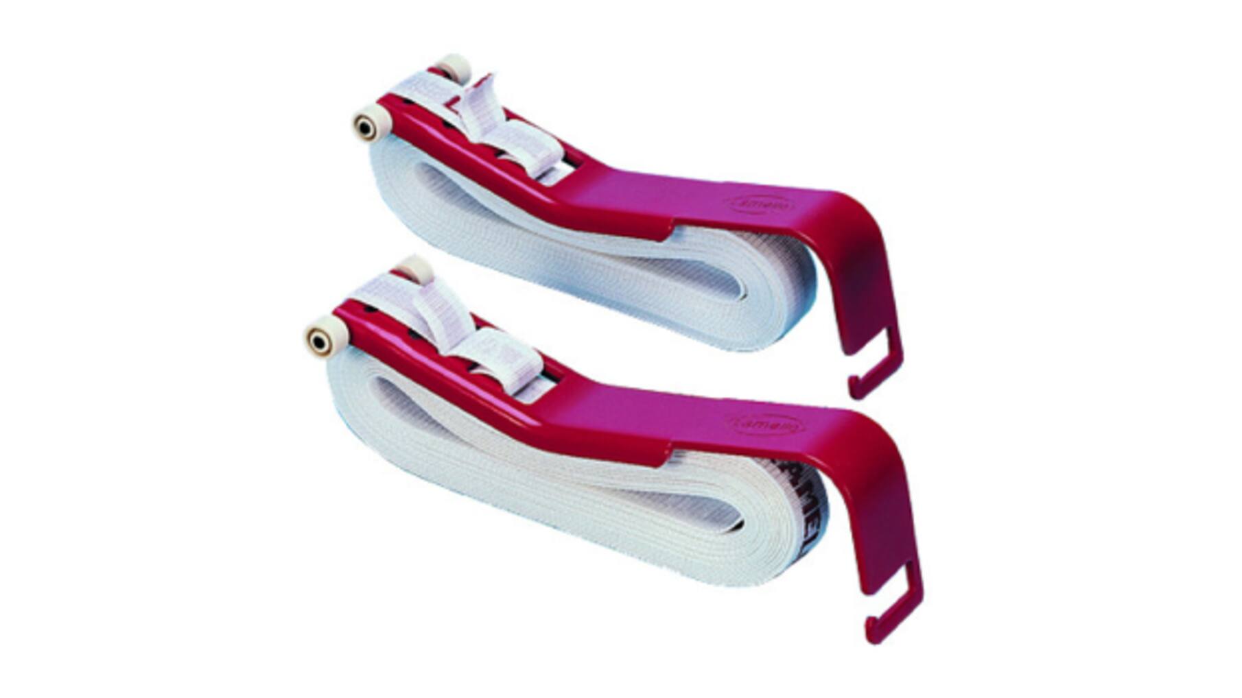 Spanner met 5 m  polyester spanband - 2 stuks