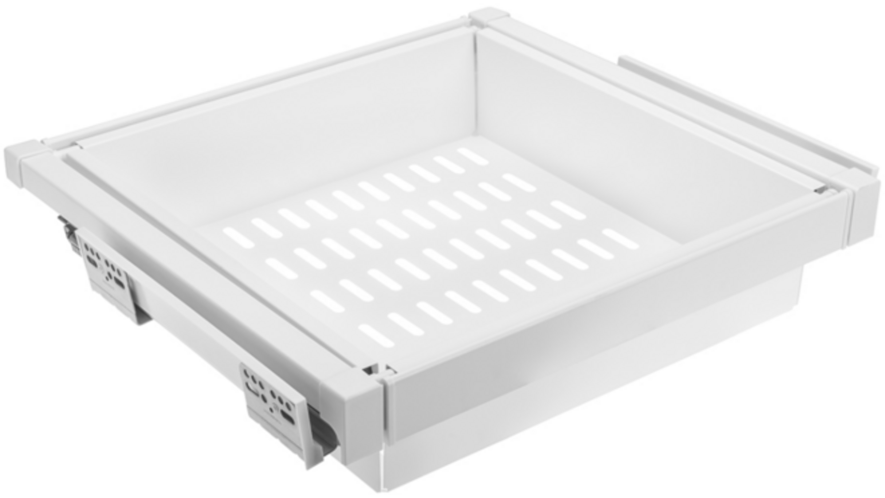 Garderobemand, metaal, 800 mm SOFT-CLOSE, Wit