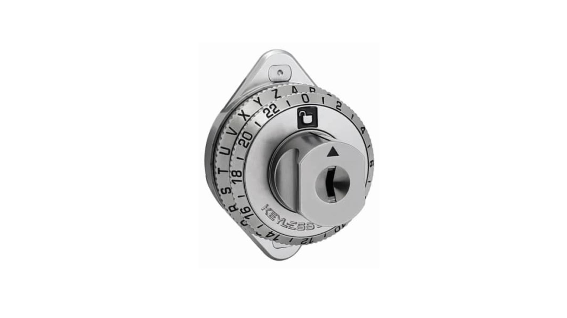 Codeslot KEYLESS360 mat nikkel, alphanumerieke code