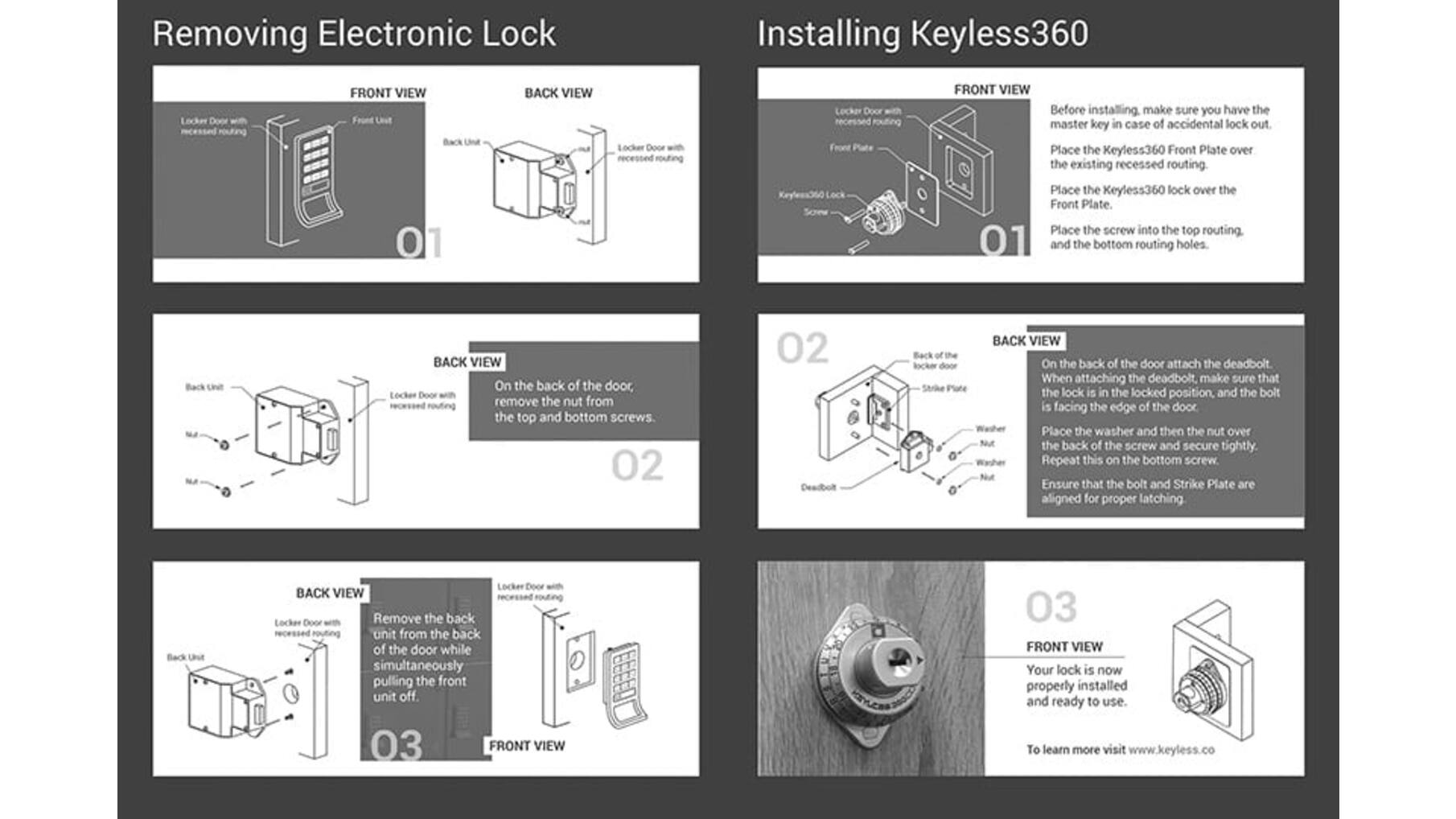 Codeslot KEYLESS360 mat nikkel, alphanumerieke code