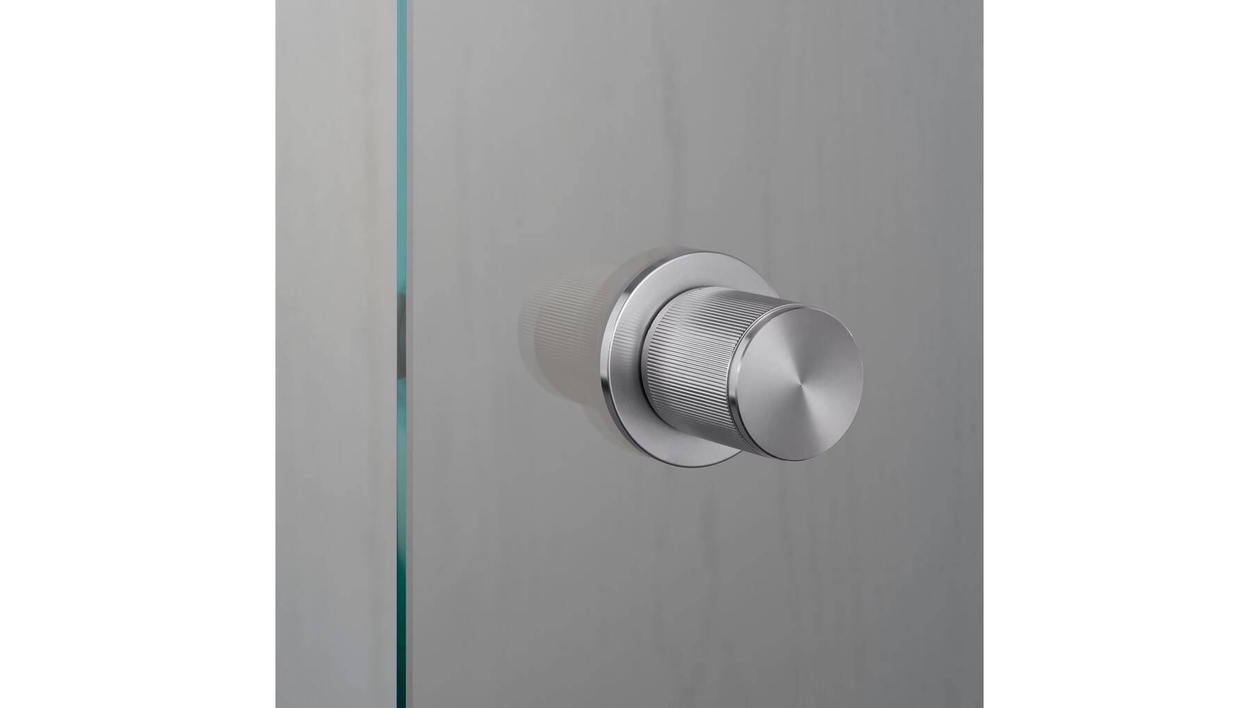 Fixed Door Knob/Single-Sided/Linear/Steel