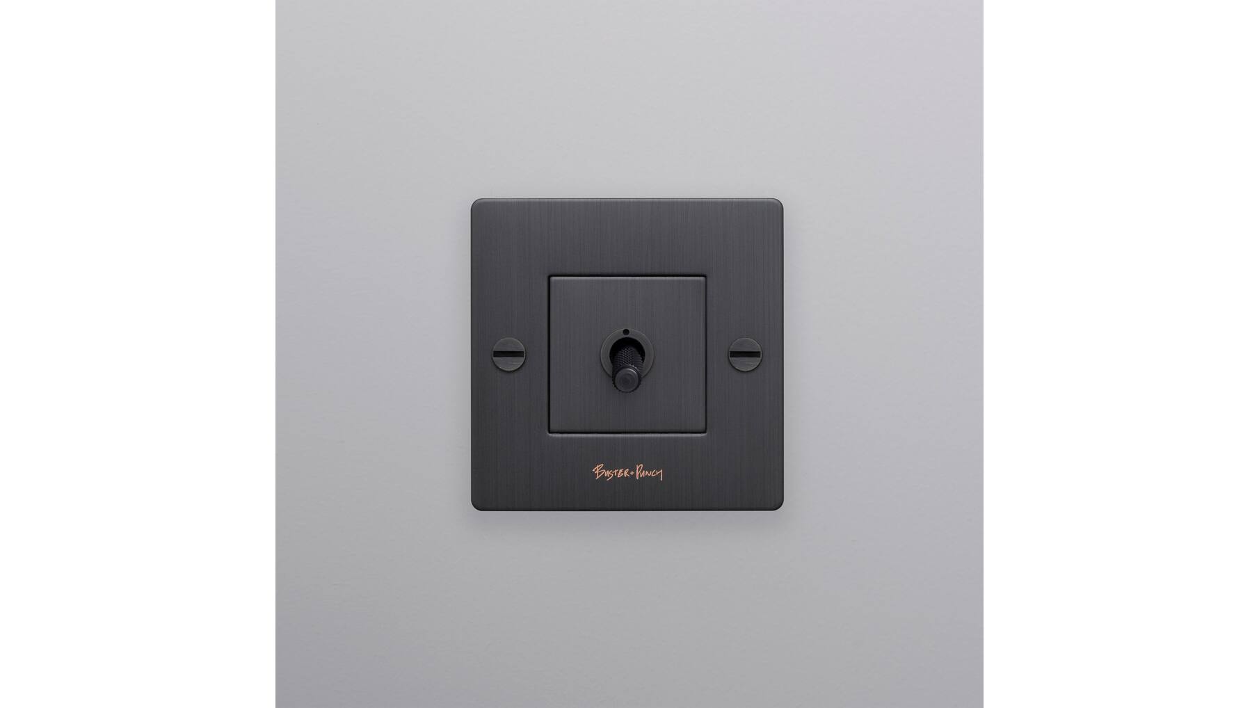 EU 1G Toggle Switch/w/ B+P Logo/Smoked Bronze