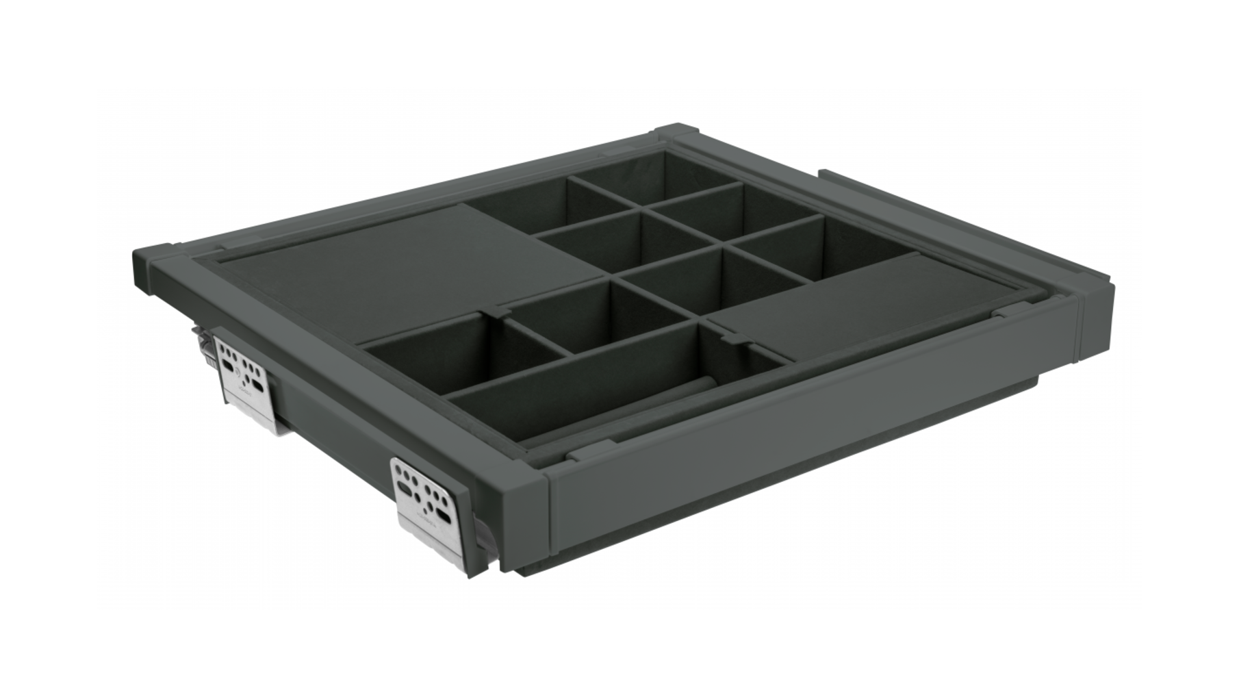 Lade met vakken, 700 mm SOFT-CLOSE, antraciet