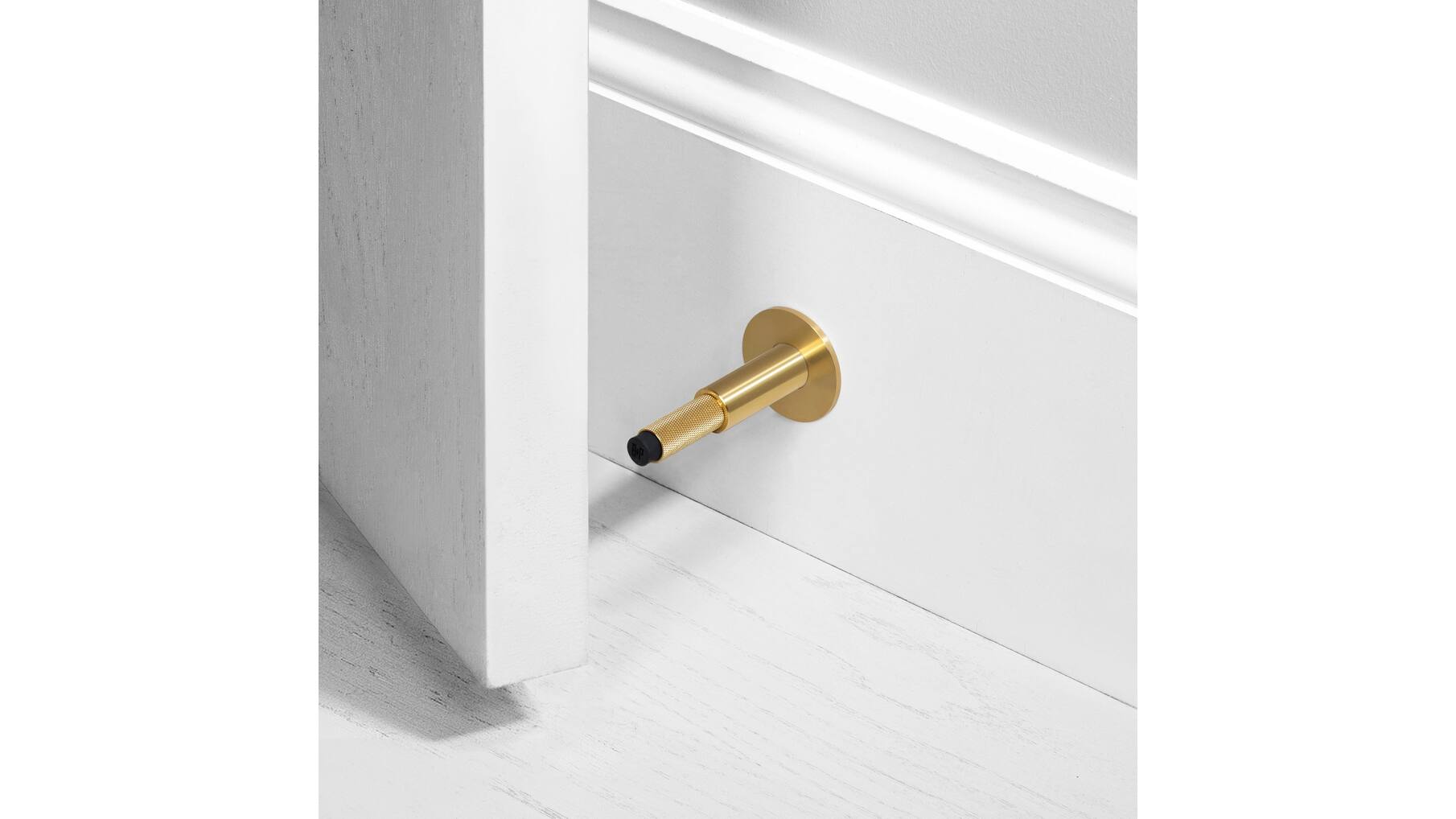 Door Stop/Wall Mounted/Brass