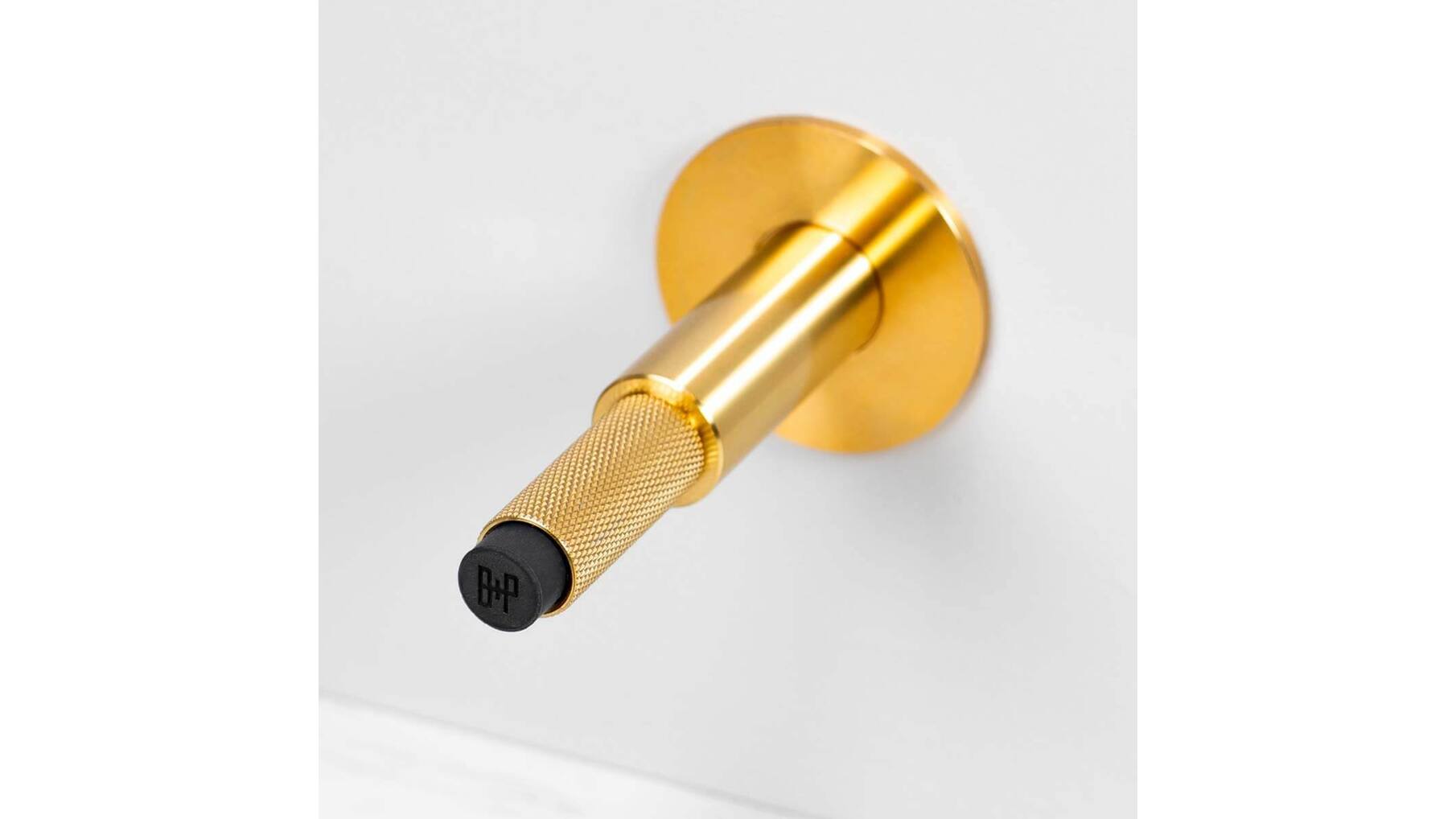 Door Stop/Wall Mounted/Brass