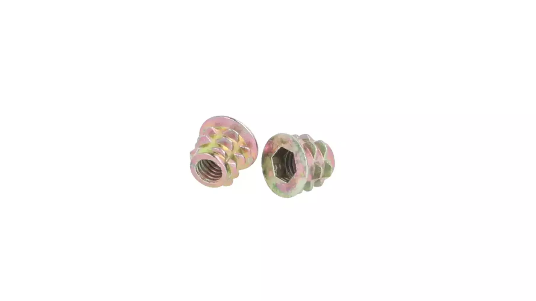 Rampabus conisch met rand, M6, lengte 10mm, boring 8mm