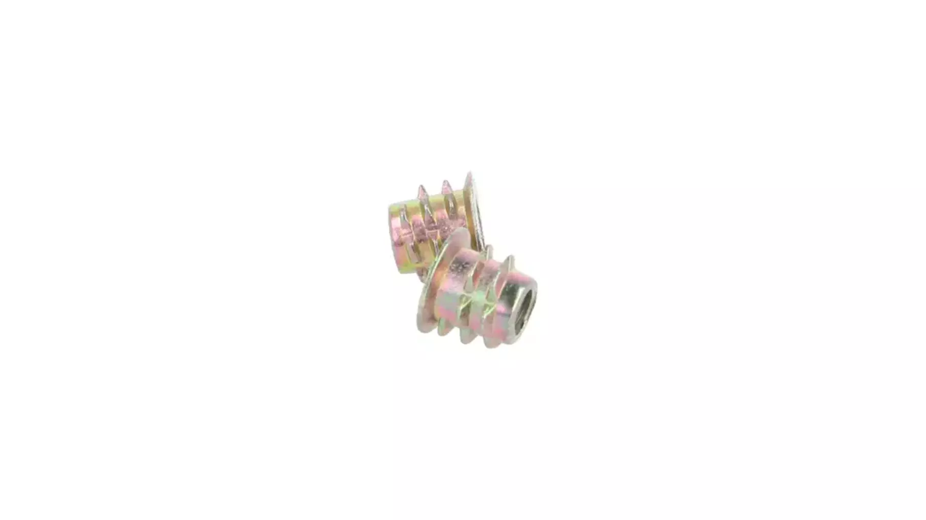 Rampabus conisch met rand, M6, lengte 10mm, boring 8mm