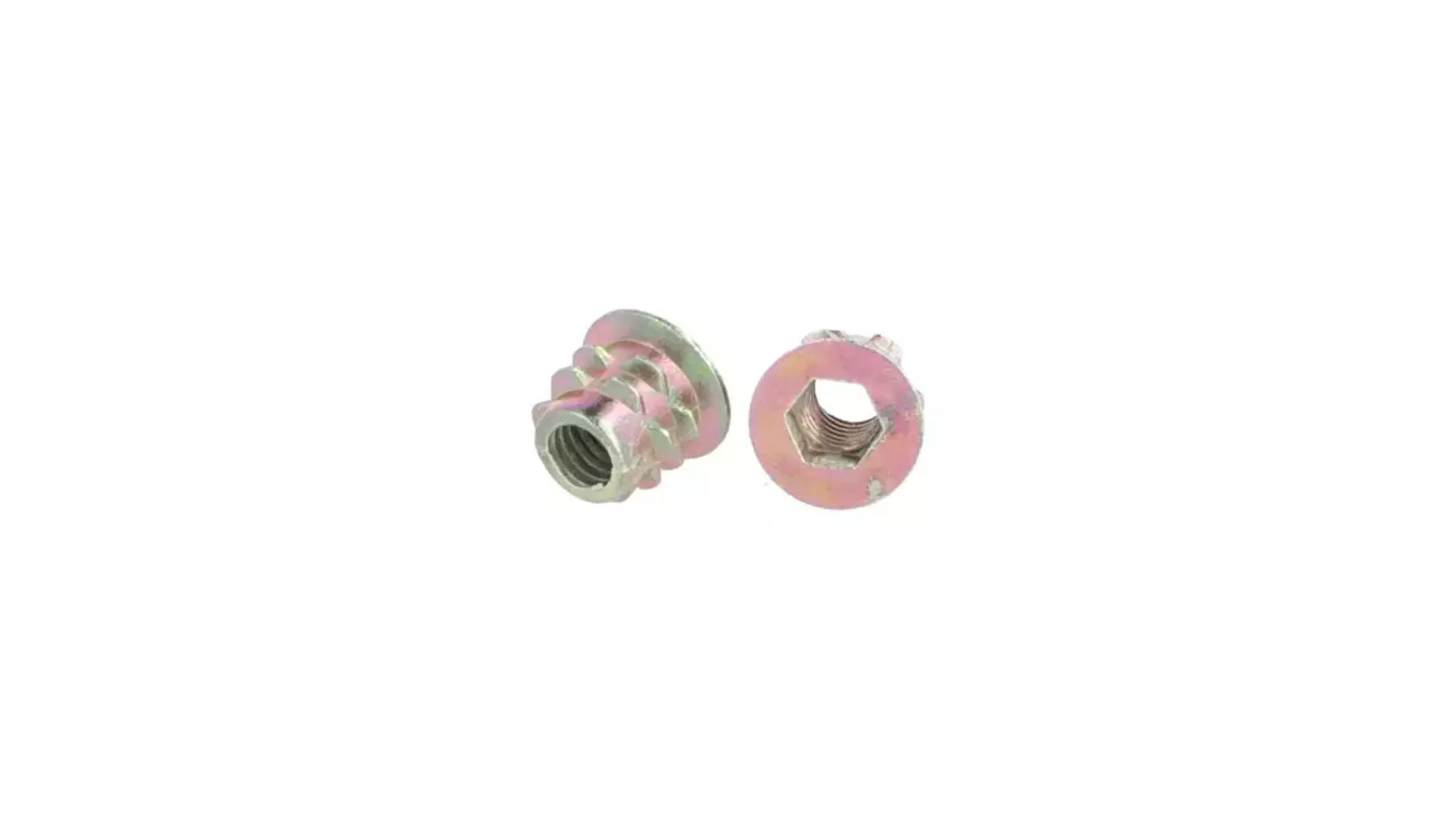 Rampabus conisch met rand, M6, lengte 10mm, boring 8mm