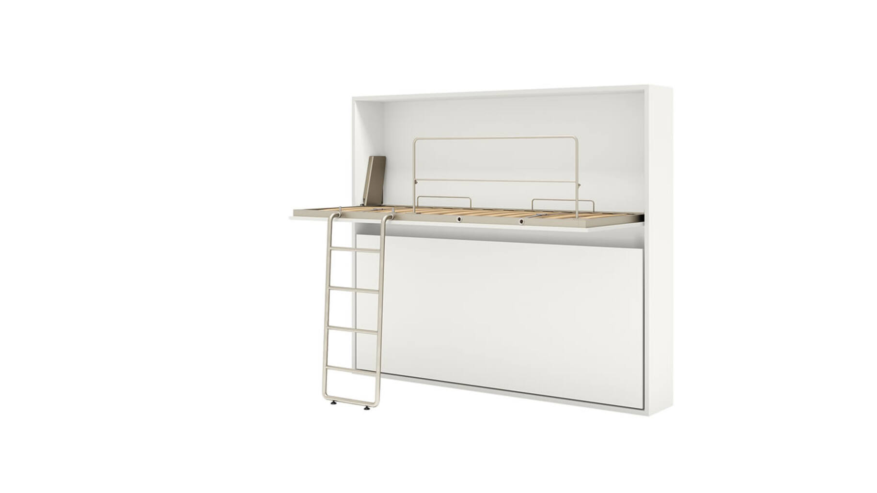 Boven-opklapbed UPPER horizontaal - frame 92 x 202cm