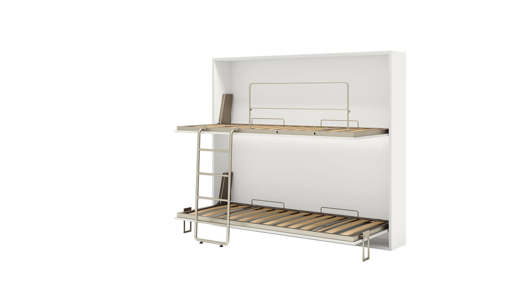 Boven-opklapbed UPPER horizontaal - frame 92 x 202cm