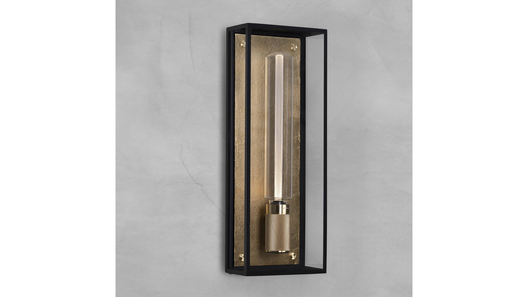 Caged Wet/Wall/Large/Brass