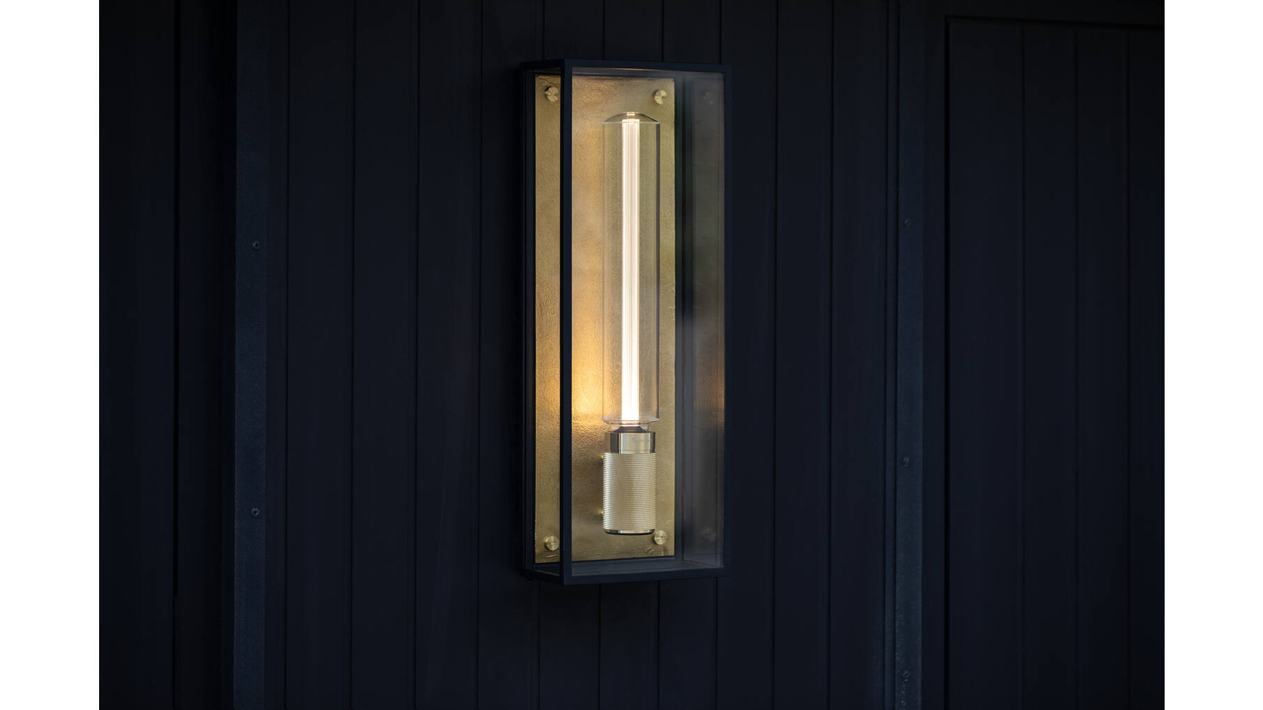 Caged Wet/Wall/Large/Brass