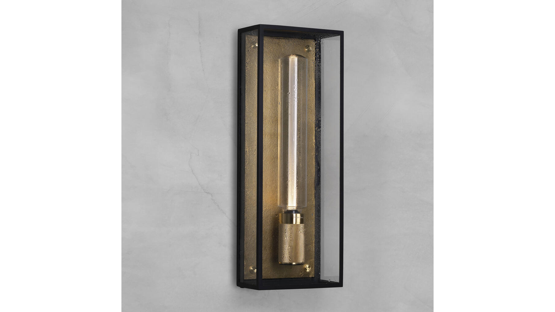 Caged Wet/Wall/Large/Brass