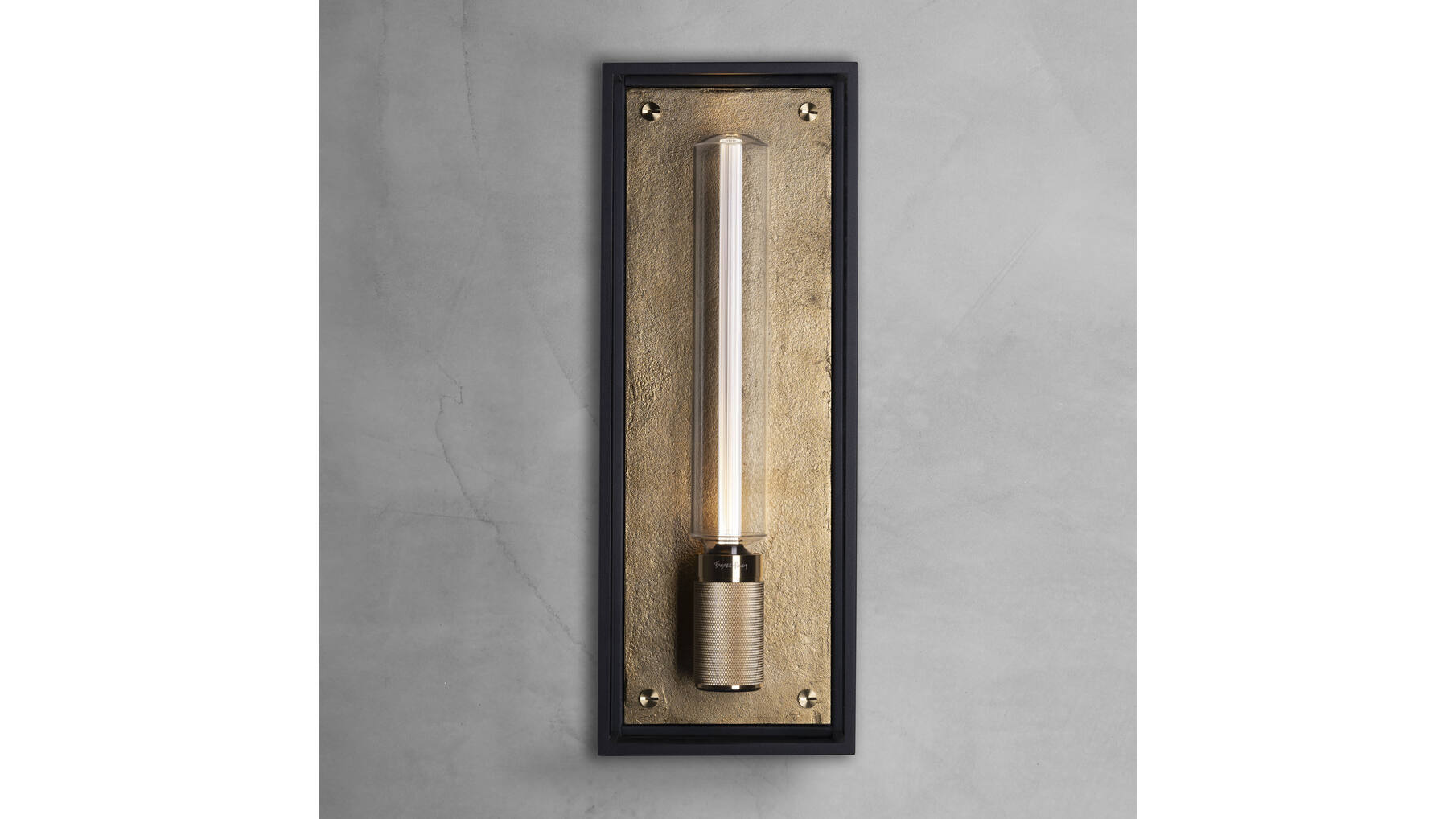 Caged Wet/Wall/Large/Brass